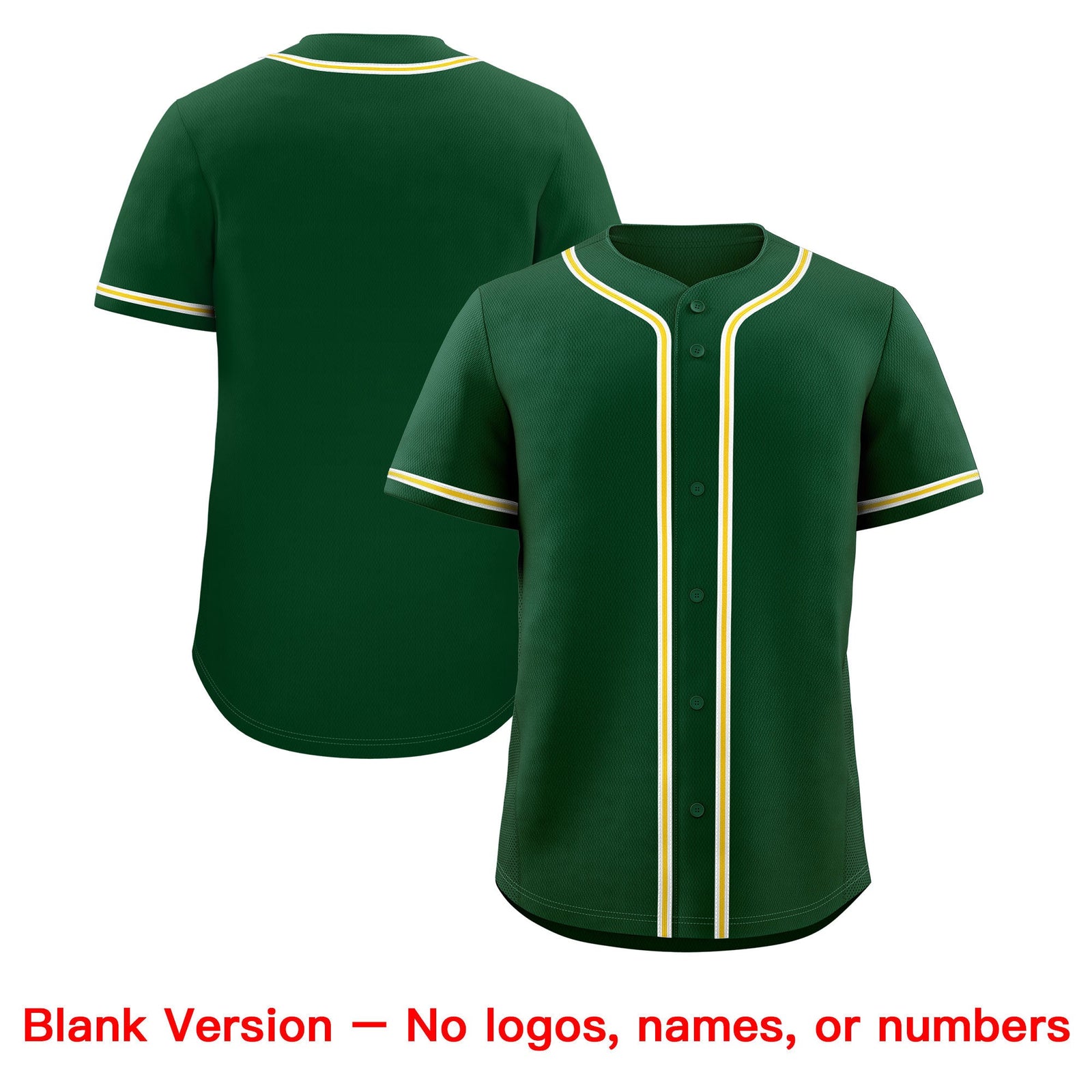 Custom Green Classic Style Stitched Sports Uniform Personalized For Teams Quick Dry Baseball Jersey| KXKSHOP