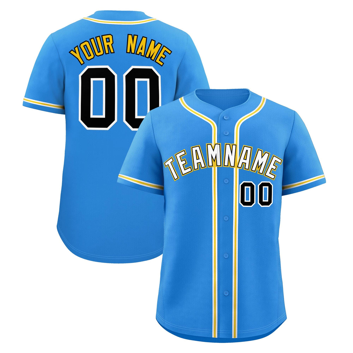 Custom Light Blue Classic Style Stitched Sports Uniform Personalized For Teams Lightweight Baseball Jersey| KXKSHOP