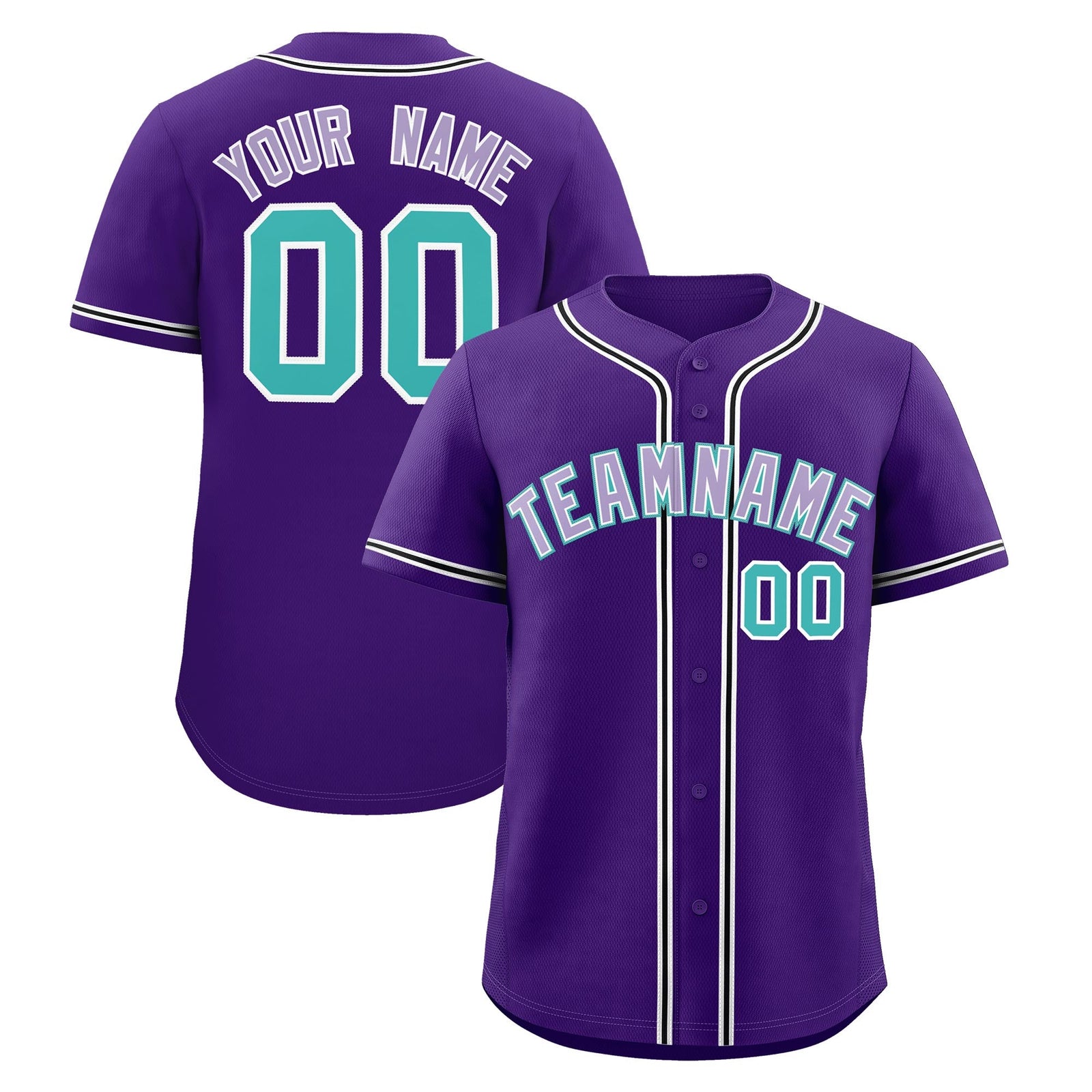 Custom Purple Classic Style Stitched Sports Uniform Personalized For Teams Lightweight Baseball Jersey| KXKSHOP