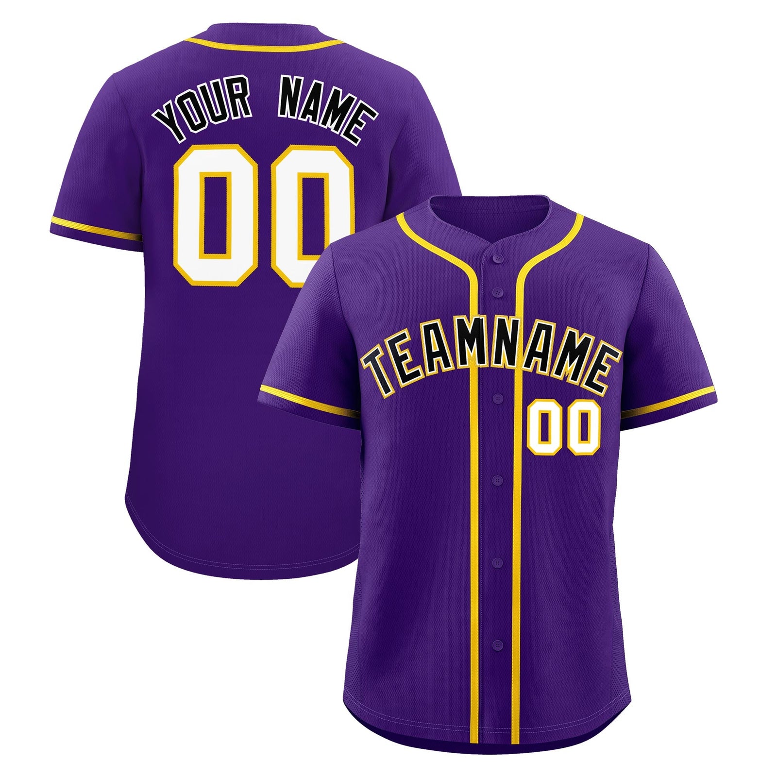 Custom Purple Classic Style Stitched Sports Uniform Personalized For Teams Lightweight Baseball Jersey| KXKSHOP