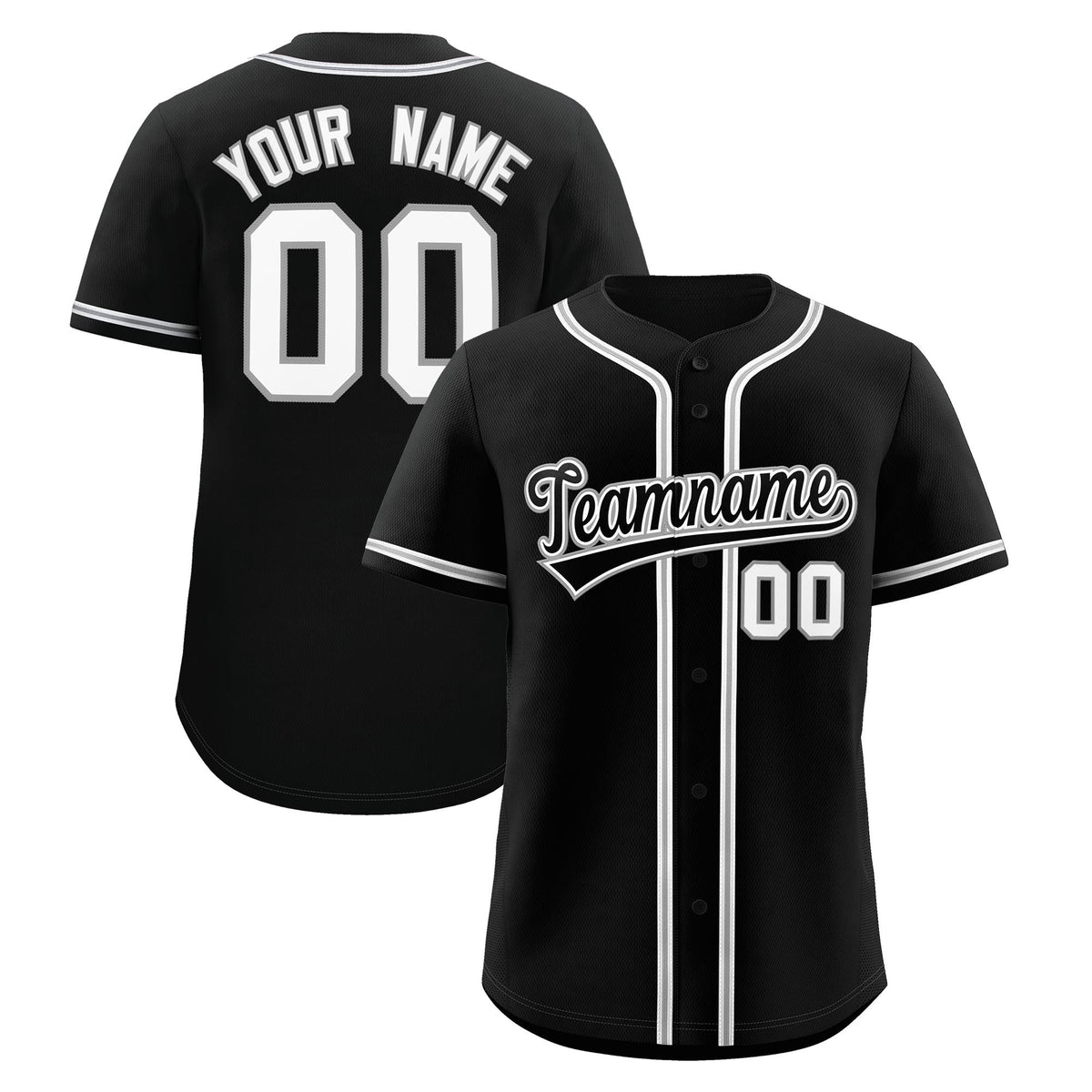 Custom Black Classic Style Stitched Sports Uniform Personalized For Teams Lightweight Baseball Jersey| KXKSHOP