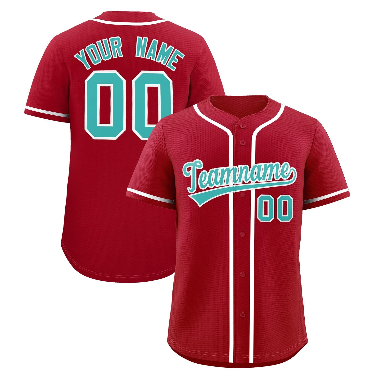 Custom Red Classic Style Stitched Sports Uniform Personalized For Teams Quick Dry Baseball Jersey| KXKSHOP