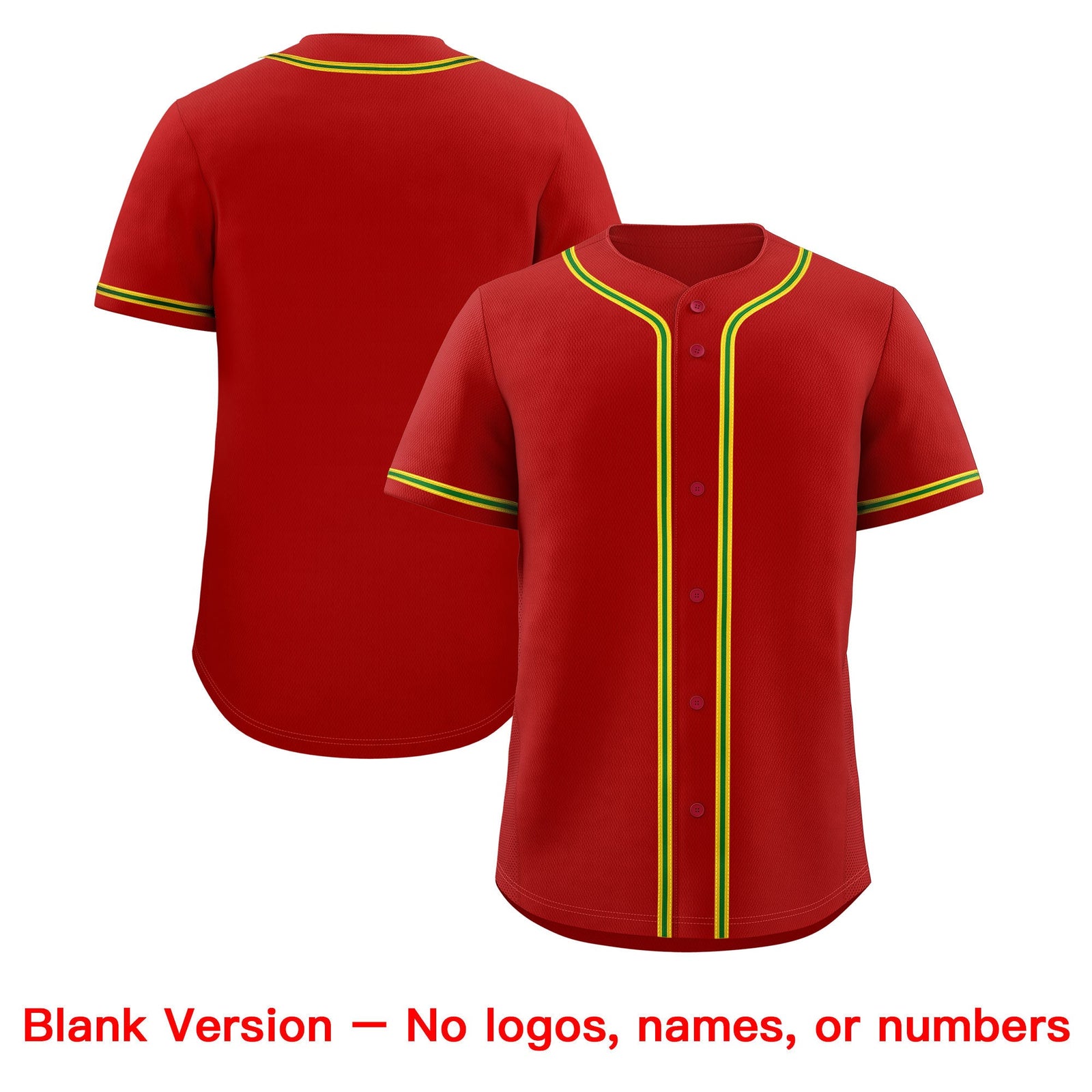 Custom Red Classic Style Stitched Sports Uniform Personalized For Teams Lightweight Baseball Jersey| KXKSHOP