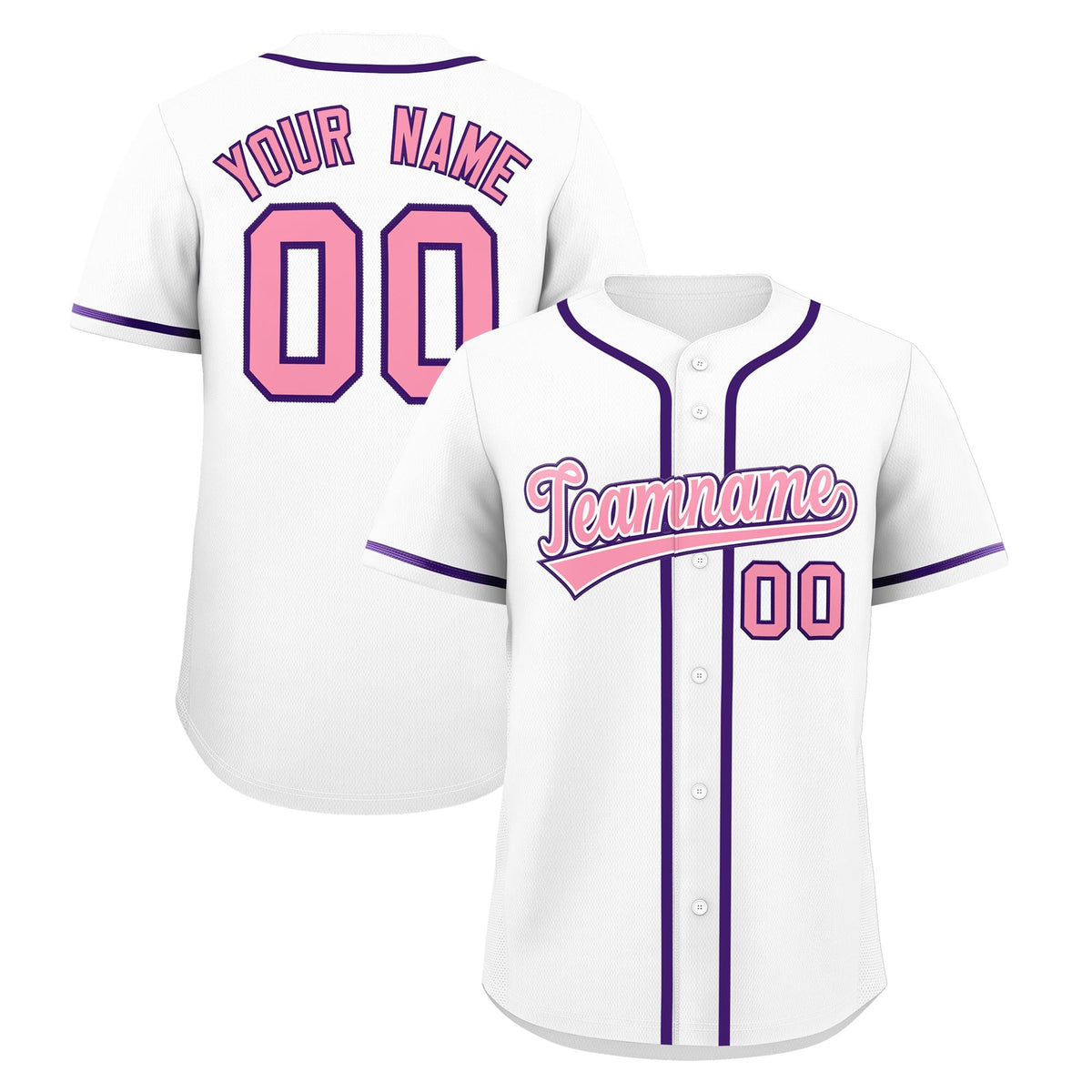 Custom White Classic Style Stitched Sports Uniform Personalized For Teams Lightweight Baseball Jersey| KXKSHOP