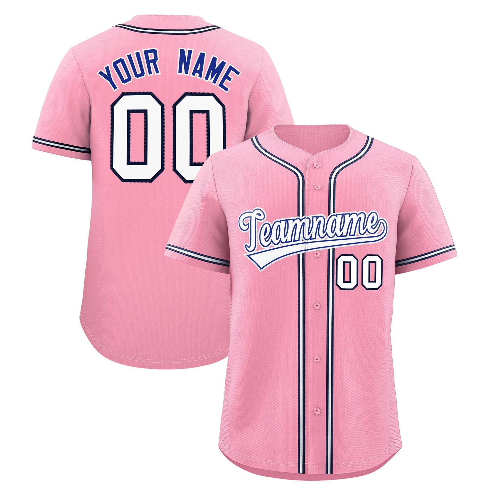 Custom Light Pink Classic Style Stitched Sports Uniform Personalized For Teams Lightweight Baseball Jersey| KXKSHOP