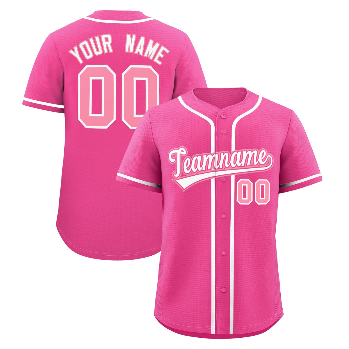 Custom Pink Classic Style Stitched Sports Uniform Personalized For Teams Quick Dry Baseball Jersey| KXKSHOP