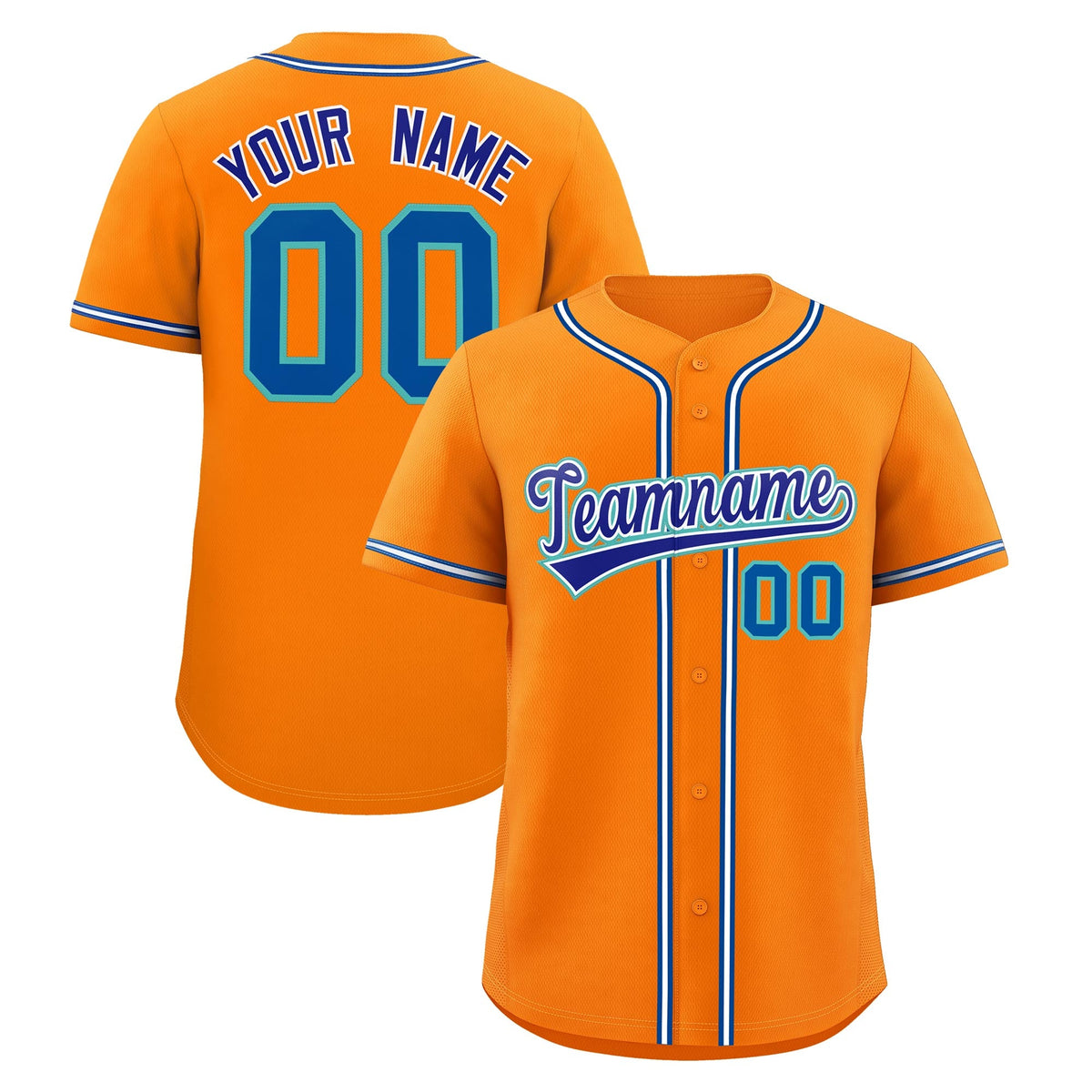Custom Orange Classic Style Stitched Sports Uniform Personalized For Teams Quick Dry Baseball Jersey| KXKSHOP