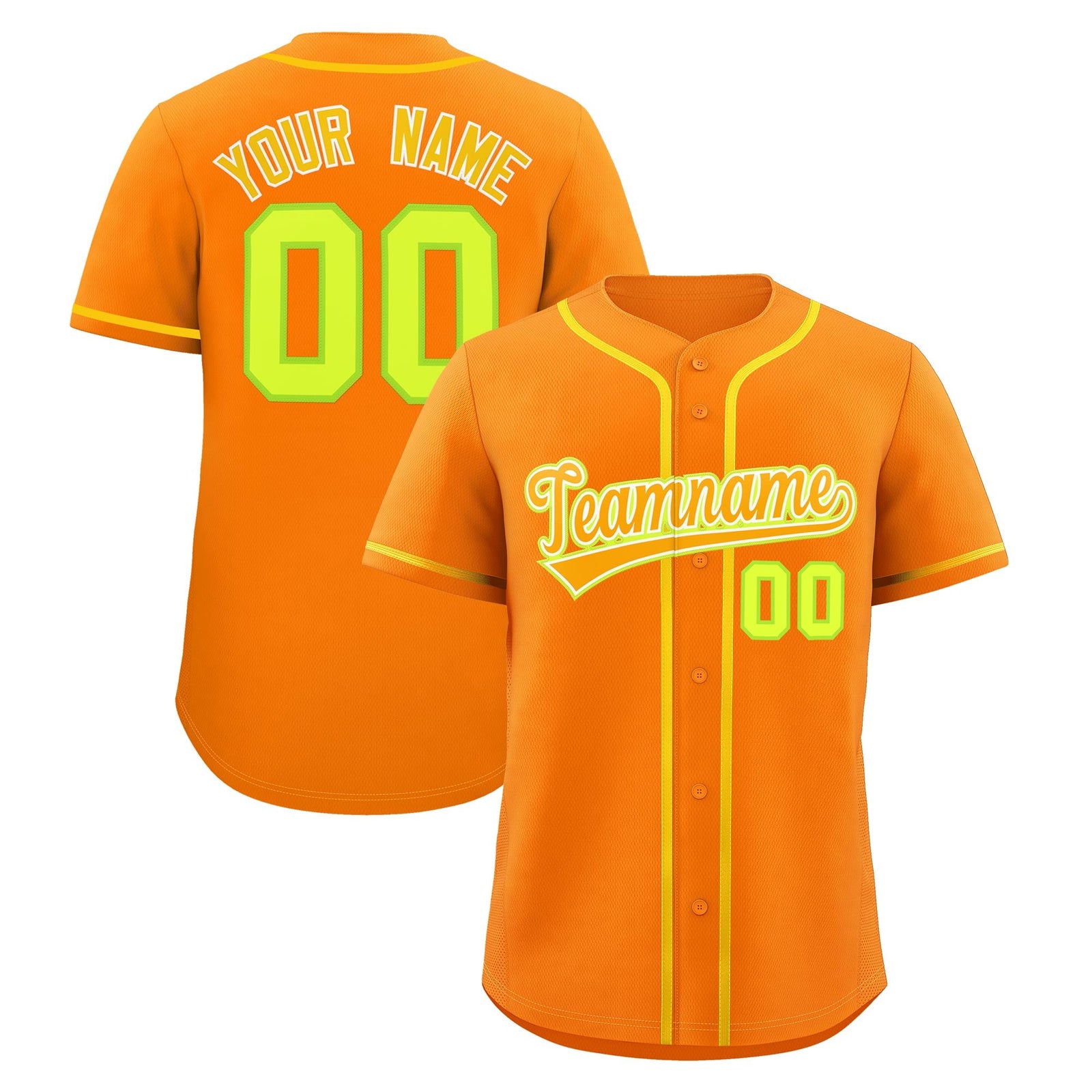 Custom Orange Classic Style Stitched Sports Uniform Personalized For Teams Lightweight Baseball Jersey| KXKSHOP