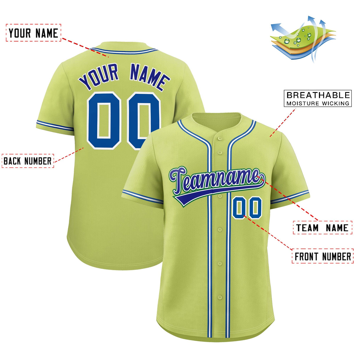 Custom Champagne Classic Style Stitched Sports Uniform Personalized For Teams Quick Dry Baseball Jersey| KXKSHOP