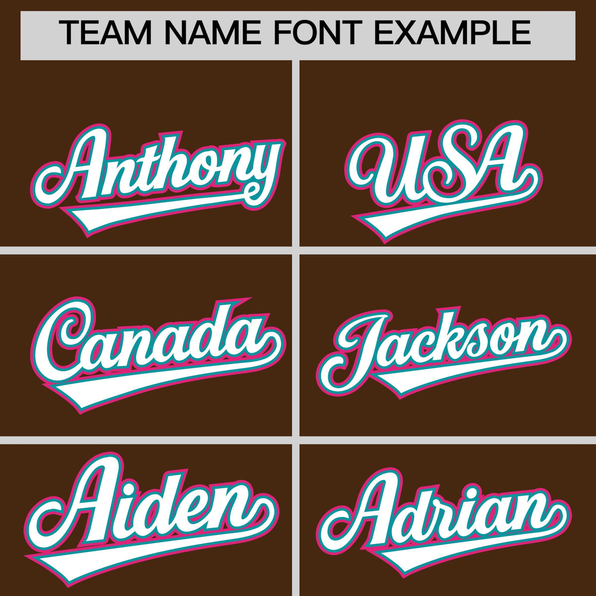 Custom Brown Classic Style Stitched Sports Uniform Personalized For Teams Quick Dry Baseball Jersey| KXKSHOP