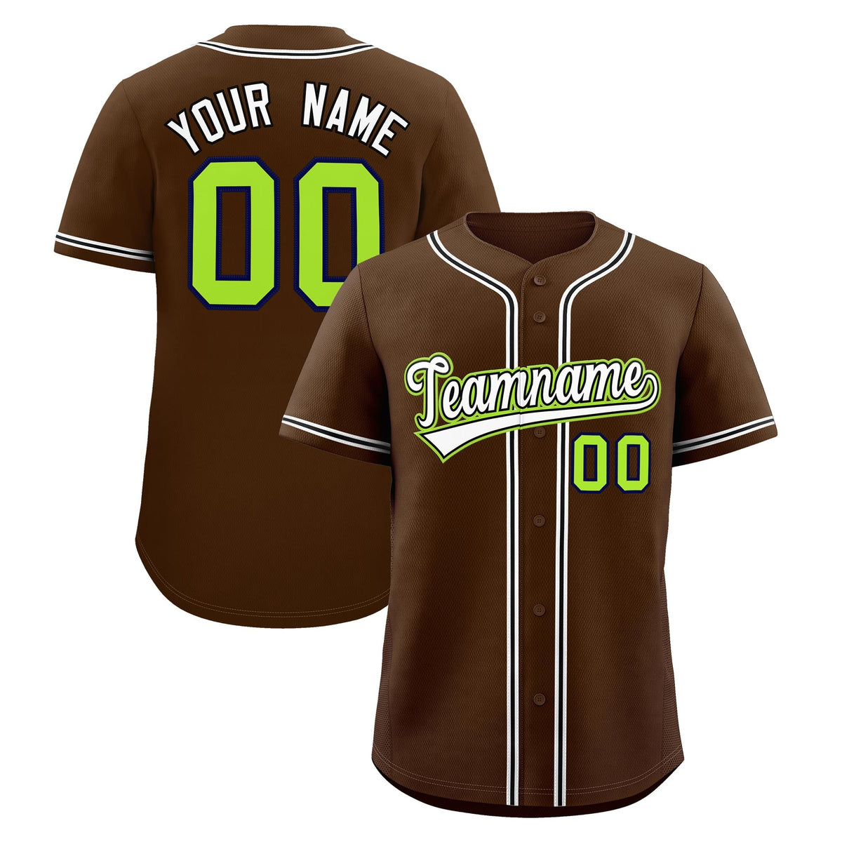 Custom Brown Classic Style Stitched Sports Uniform Personalized For Teams Lightweight Baseball Jersey| KXKSHOP