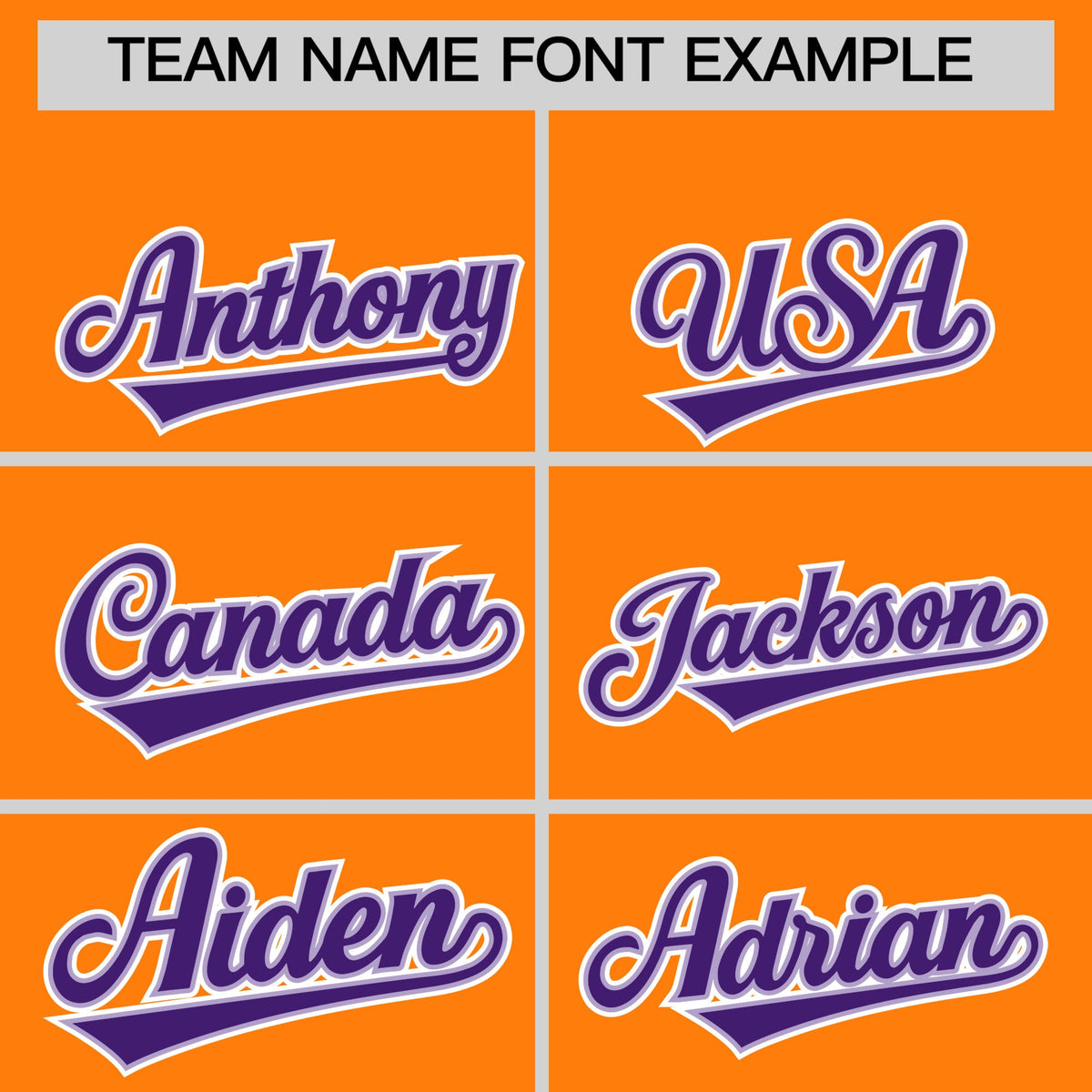 Custom Orange Classic Style Stitched Sports Uniform Personalized For Teams Quick Dry Baseball Jersey| KXKSHOP