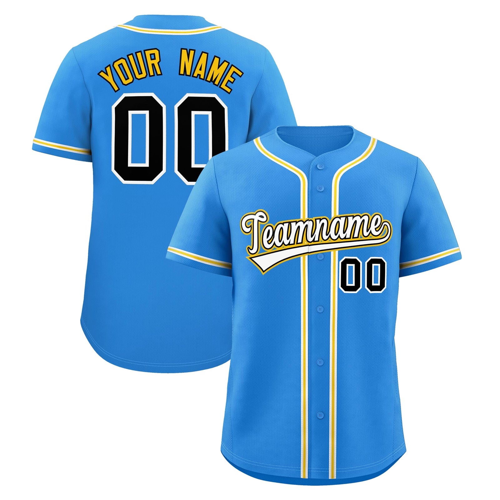 Custom Light Blue Classic Style Stitched Sports Uniform Personalized For Teams Lightweight Baseball Jersey| KXKSHOP
