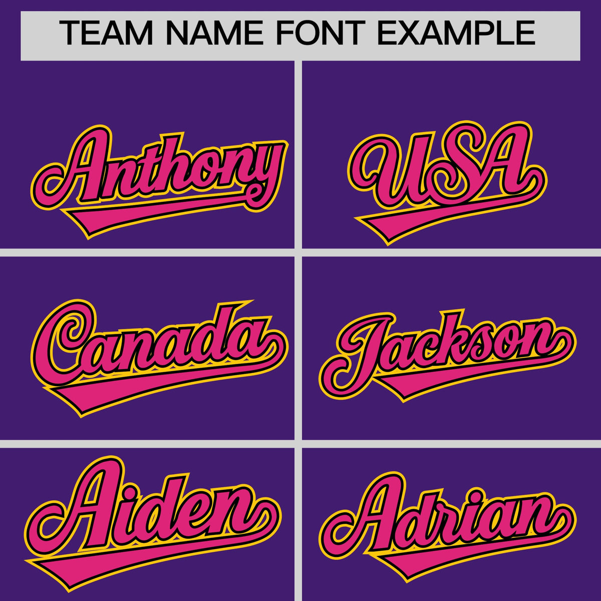 Custom Purple Classic Style Stitched Sports Uniform Personalized For Teams Quick Dry Baseball Jersey| KXKSHOP
