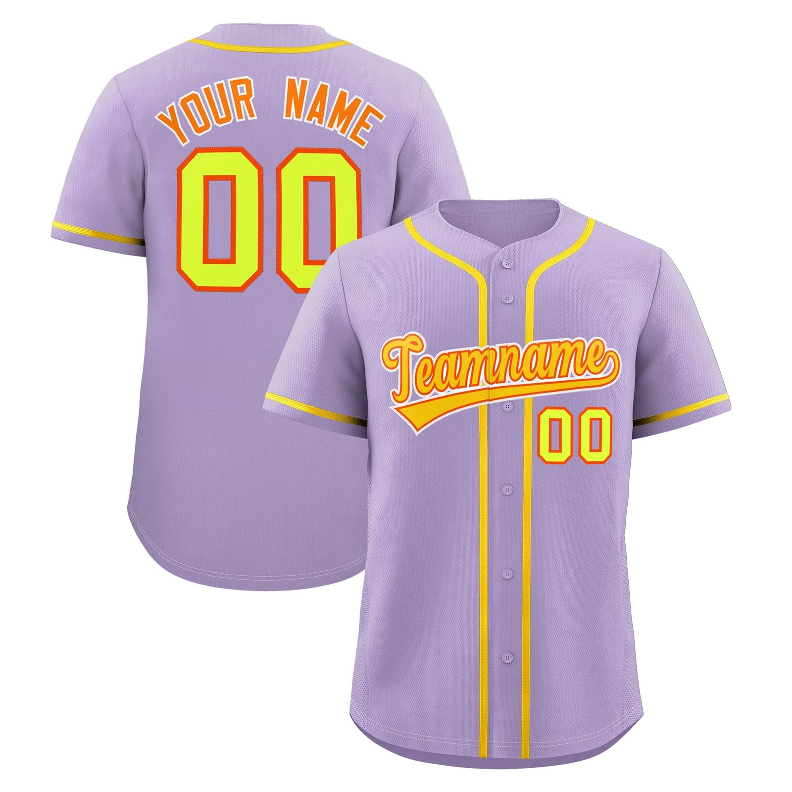 Custom Light Purple Classic Style Stitched Sports Uniform Personalized For Teams Lightweight Baseball Jersey| KXKSHOP