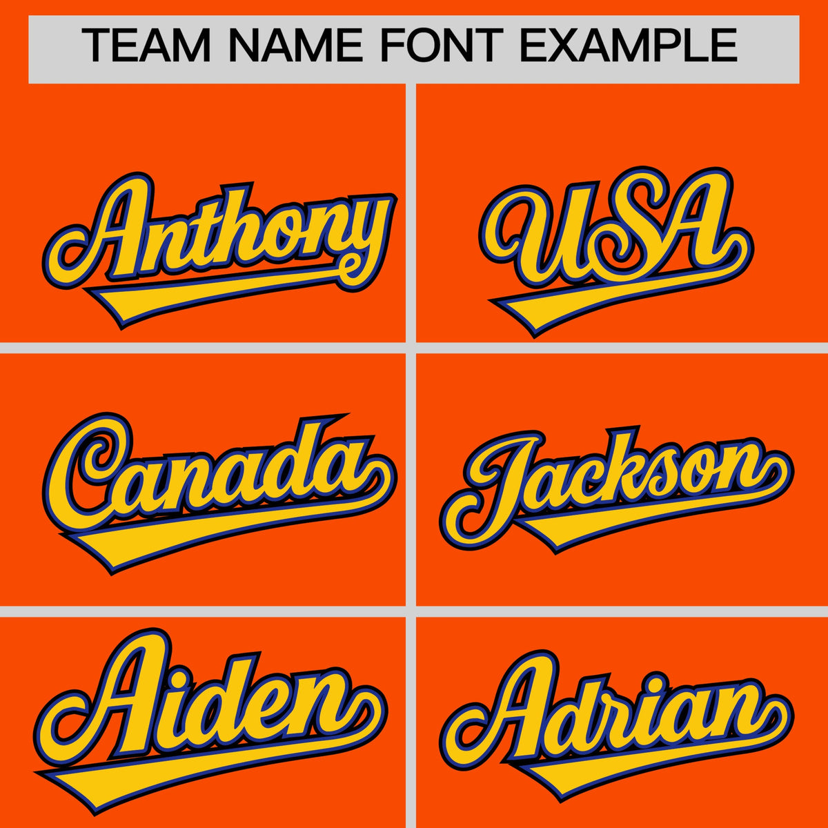 Custom Orange Classic Style Stitched Sports Uniform Personalized For Teams Quick Dry Baseball Jersey| KXKSHOP
