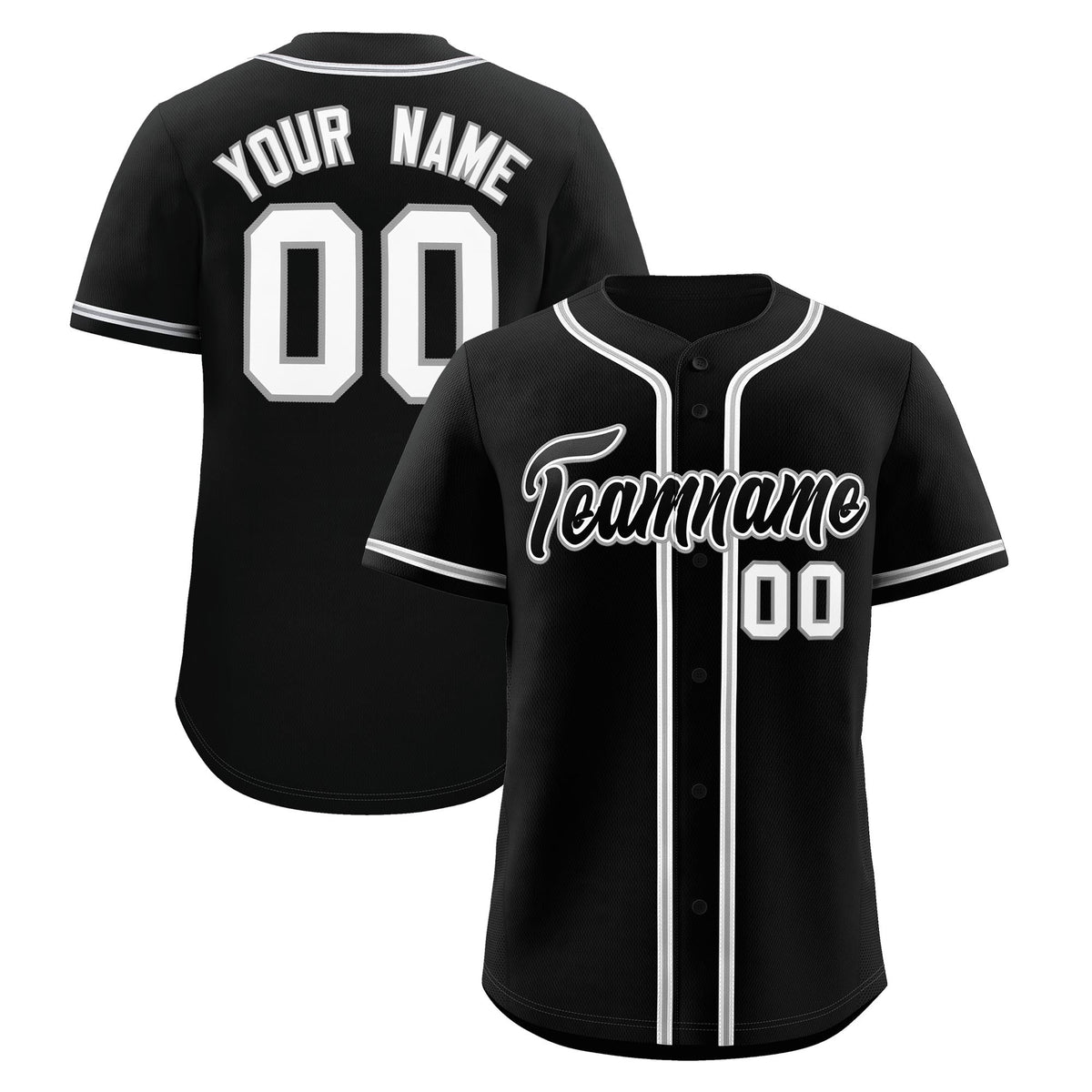 Custom Black Classic Style Stitched Sports Uniform Personalized For Teams Lightweight Baseball Jersey| KXKSHOP