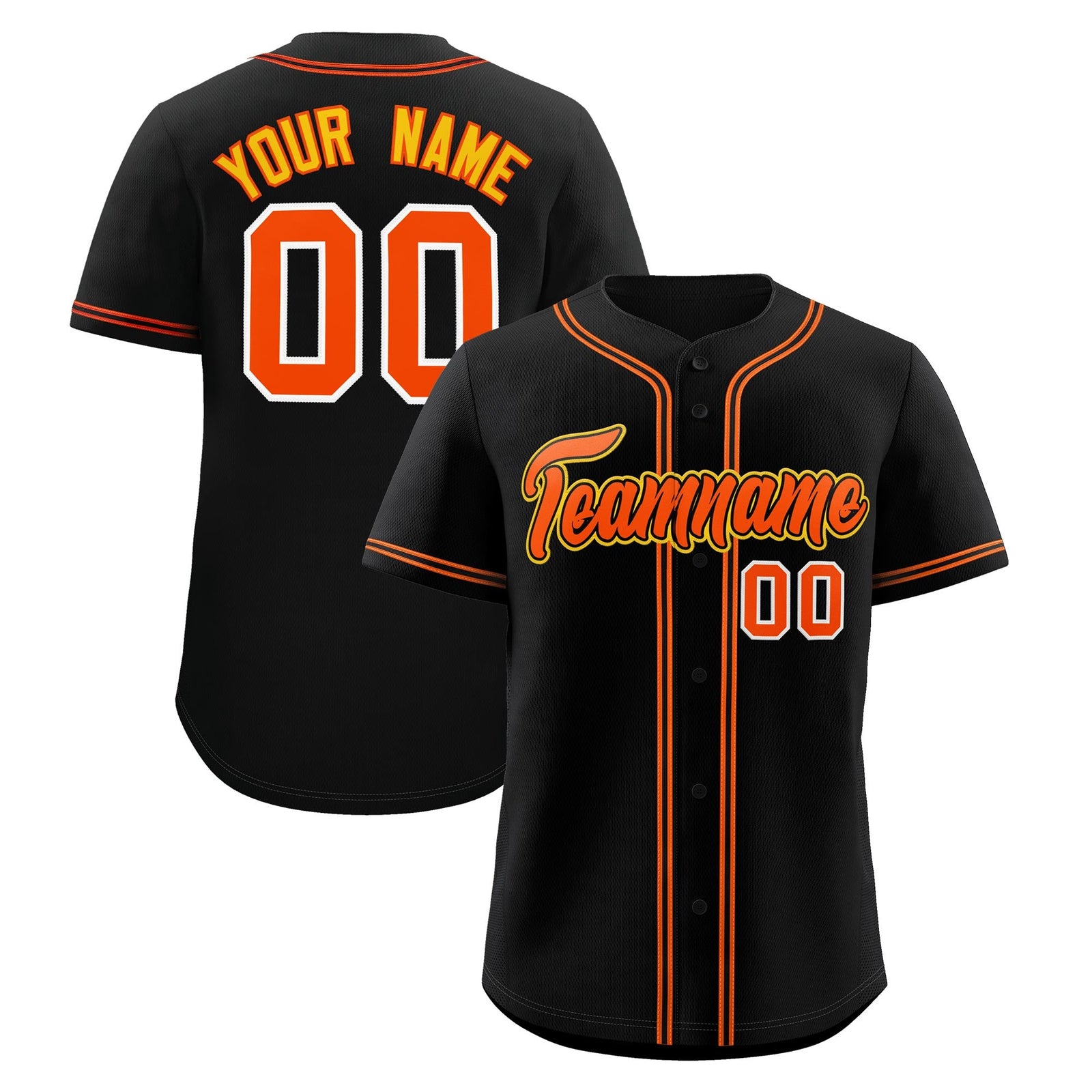 Custom Black Classic Style Stitched Sports Uniform Personalized For Teams Lightweight Baseball Jersey| KXKSHOP