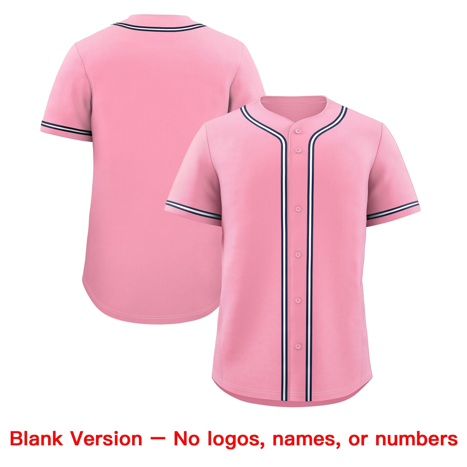 Custom Light Pink Classic Style Stitched Sports Uniform Personalized For Teams Lightweight Baseball Jersey| KXKSHOP