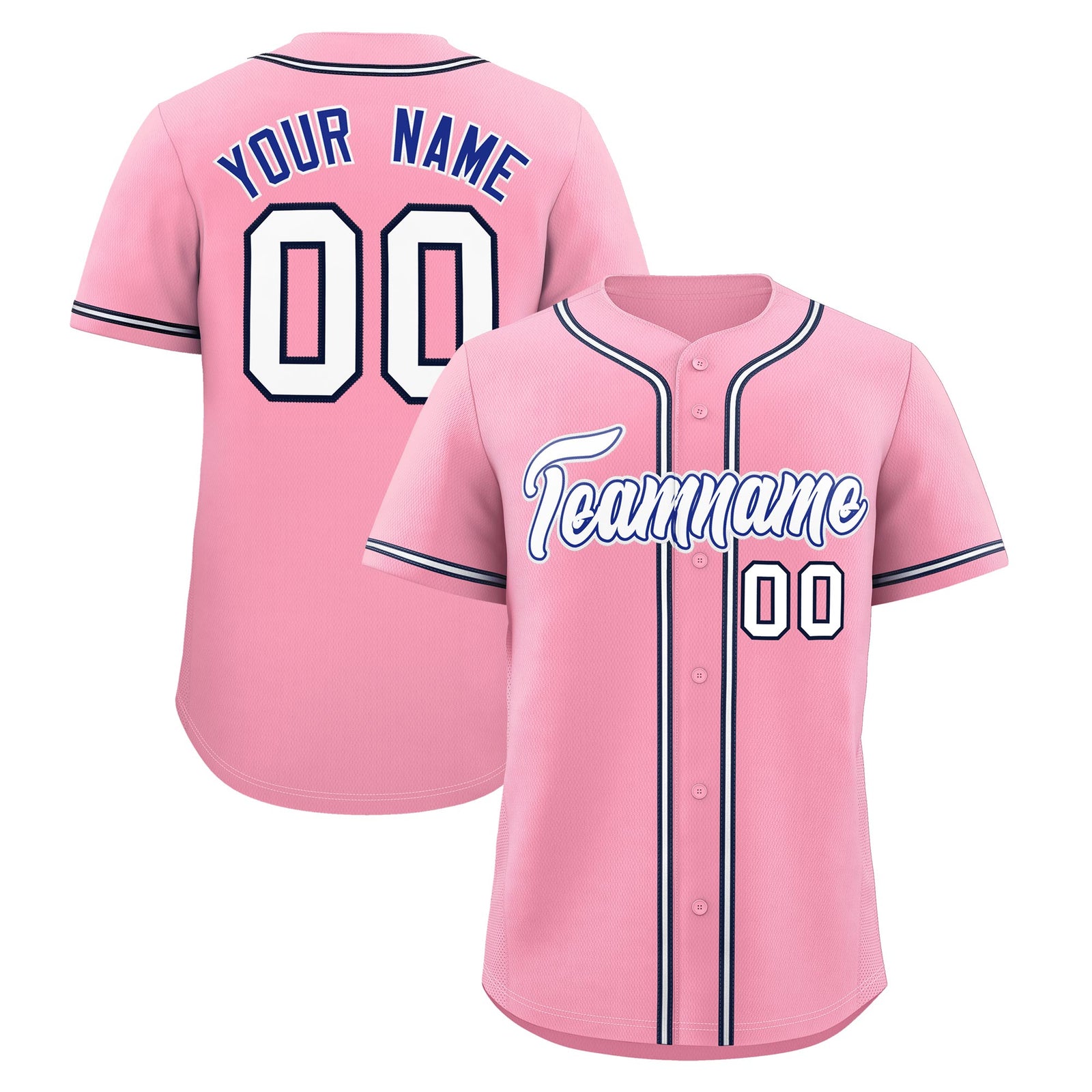 Custom Light Pink Classic Style Stitched Sports Uniform Personalized For Teams Lightweight Baseball Jersey| KXKSHOP