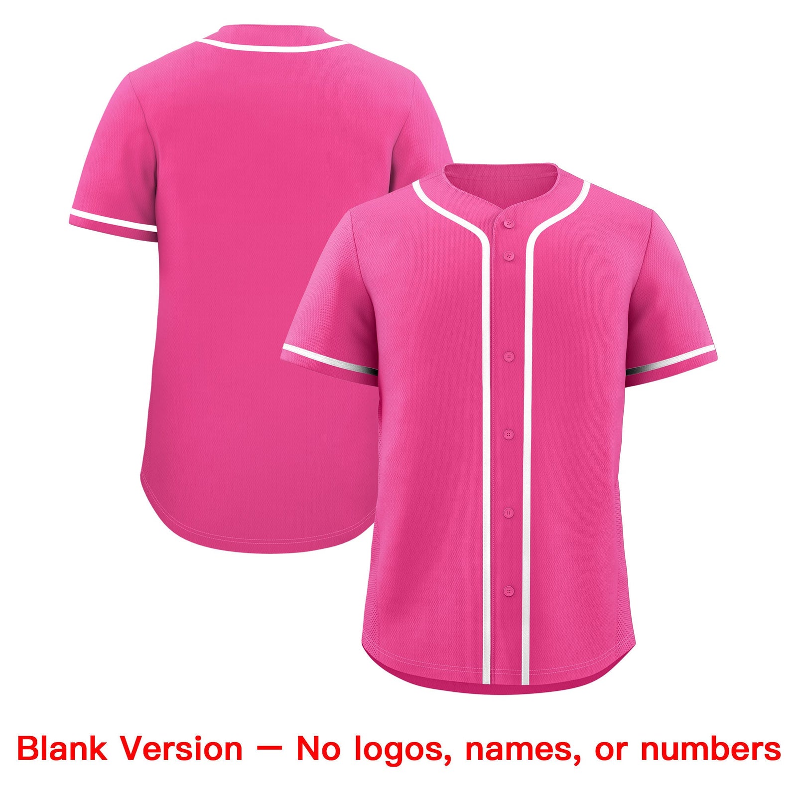 Custom Pink Classic Style Stitched Sports Uniform Personalized For Teams Quick Dry Baseball Jersey| KXKSHOP