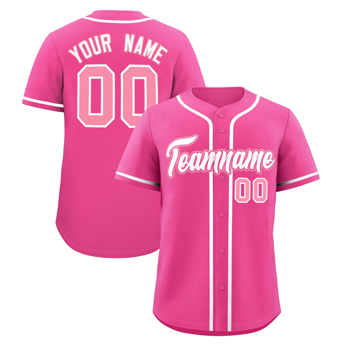 Custom Pink Classic Style Stitched Sports Uniform Personalized For Teams Quick Dry Baseball Jersey| KXKSHOP