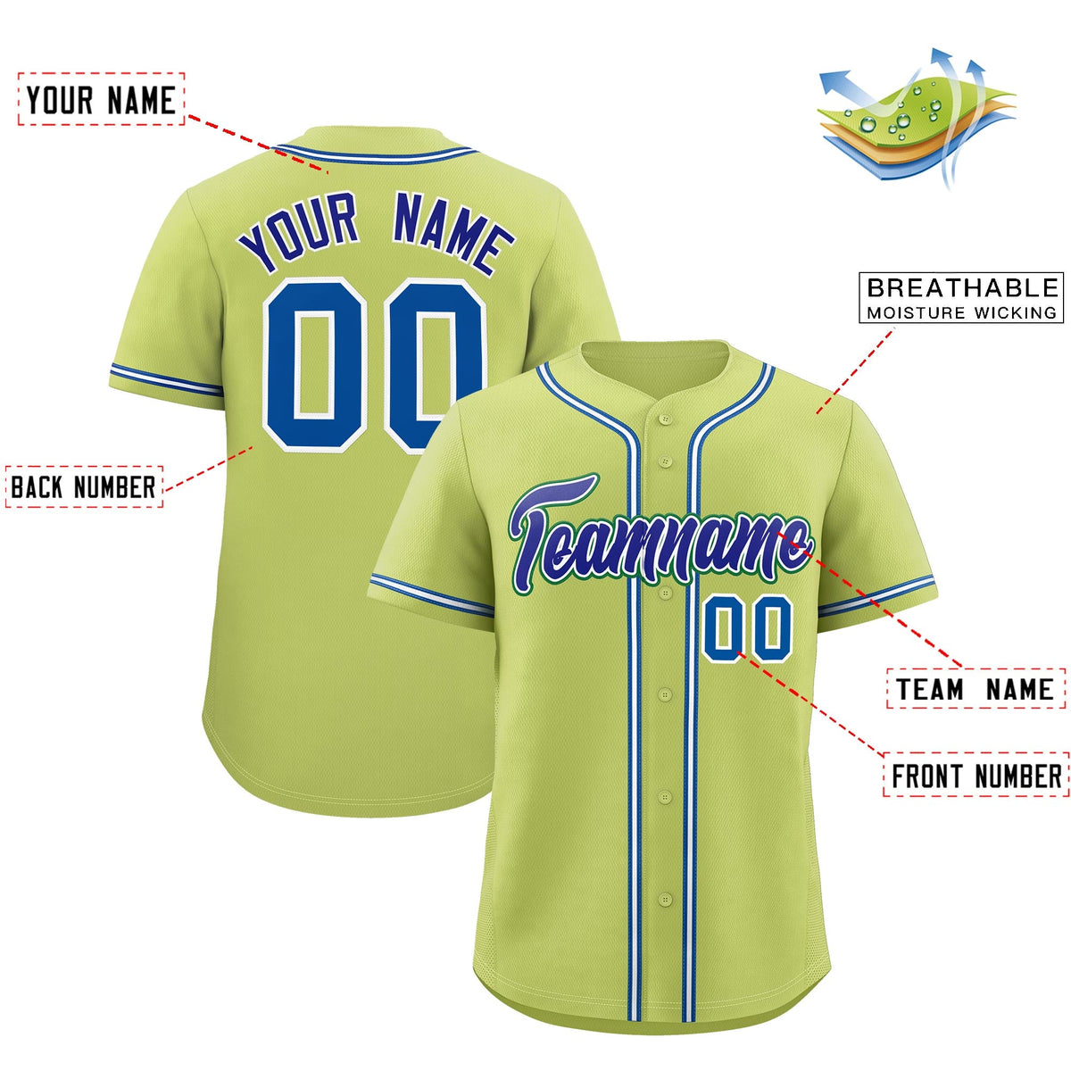 Custom Champagne Classic Style Stitched Sports Uniform Personalized For Teams Quick Dry Baseball Jersey| KXKSHOP