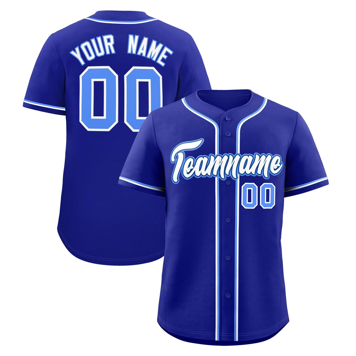 Custom Royal Classic Style Stitched Sports Uniform Personalized For Teams Quick Dry Baseball Jersey| KXKSHOP