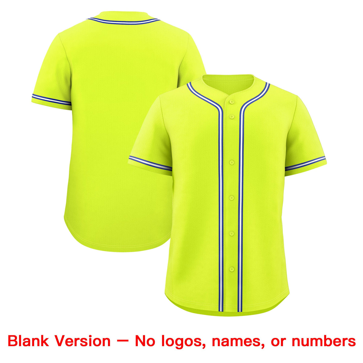 Custom Fluorescent Green Classic Style Stitched Sports Uniform Personalized For Teams Quick Dry Baseball Jersey| KXKSHOP
