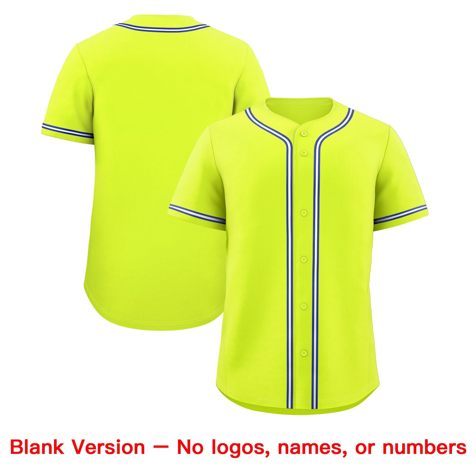Custom Fluorescent Green Classic Style Stitched Sports Uniform Personalized For Teams Quick Dry Baseball Jersey| KXKSHOP
