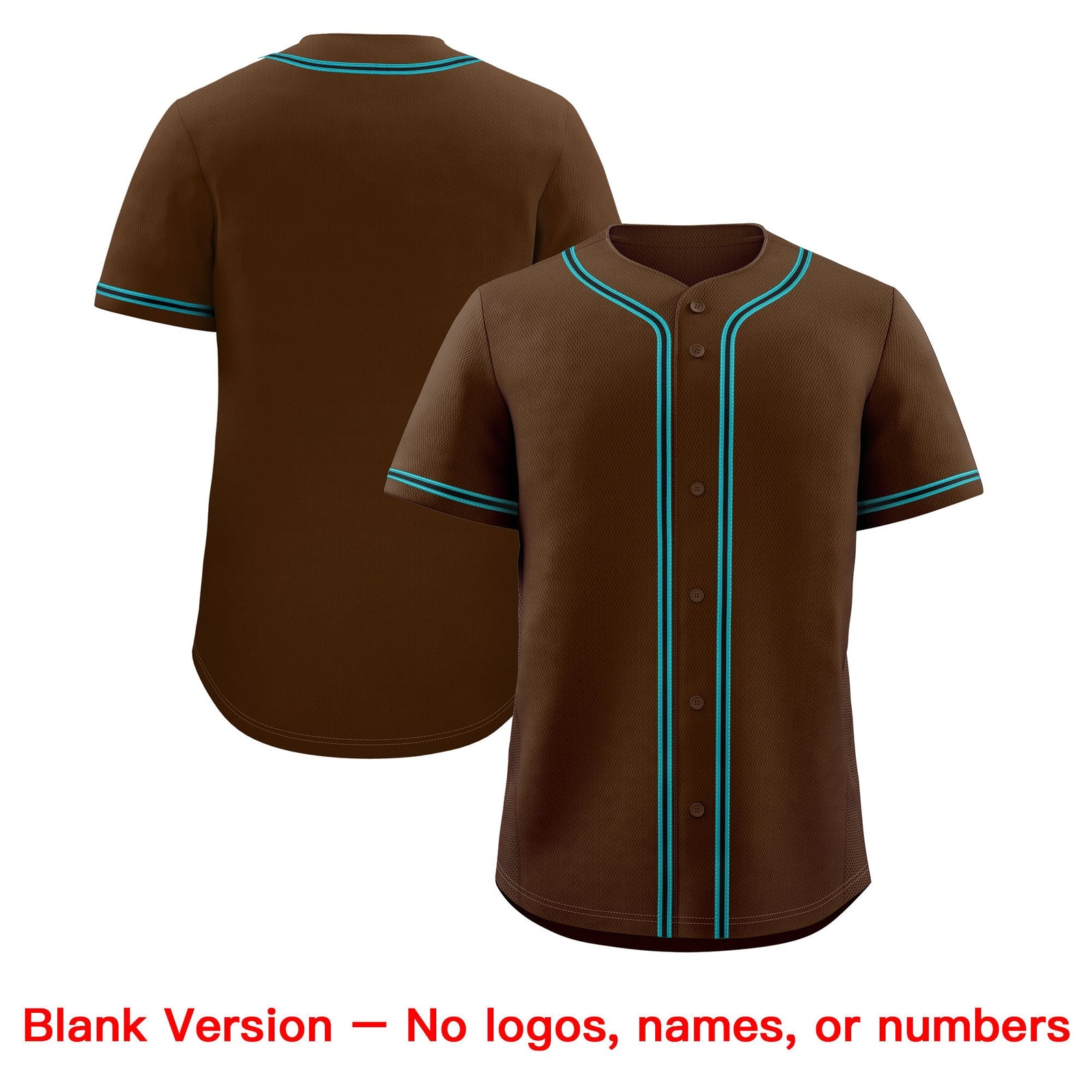 Custom Brown Classic Style Stitched Sports Uniform Personalized For Teams Quick Dry Baseball Jersey| KXKSHOP