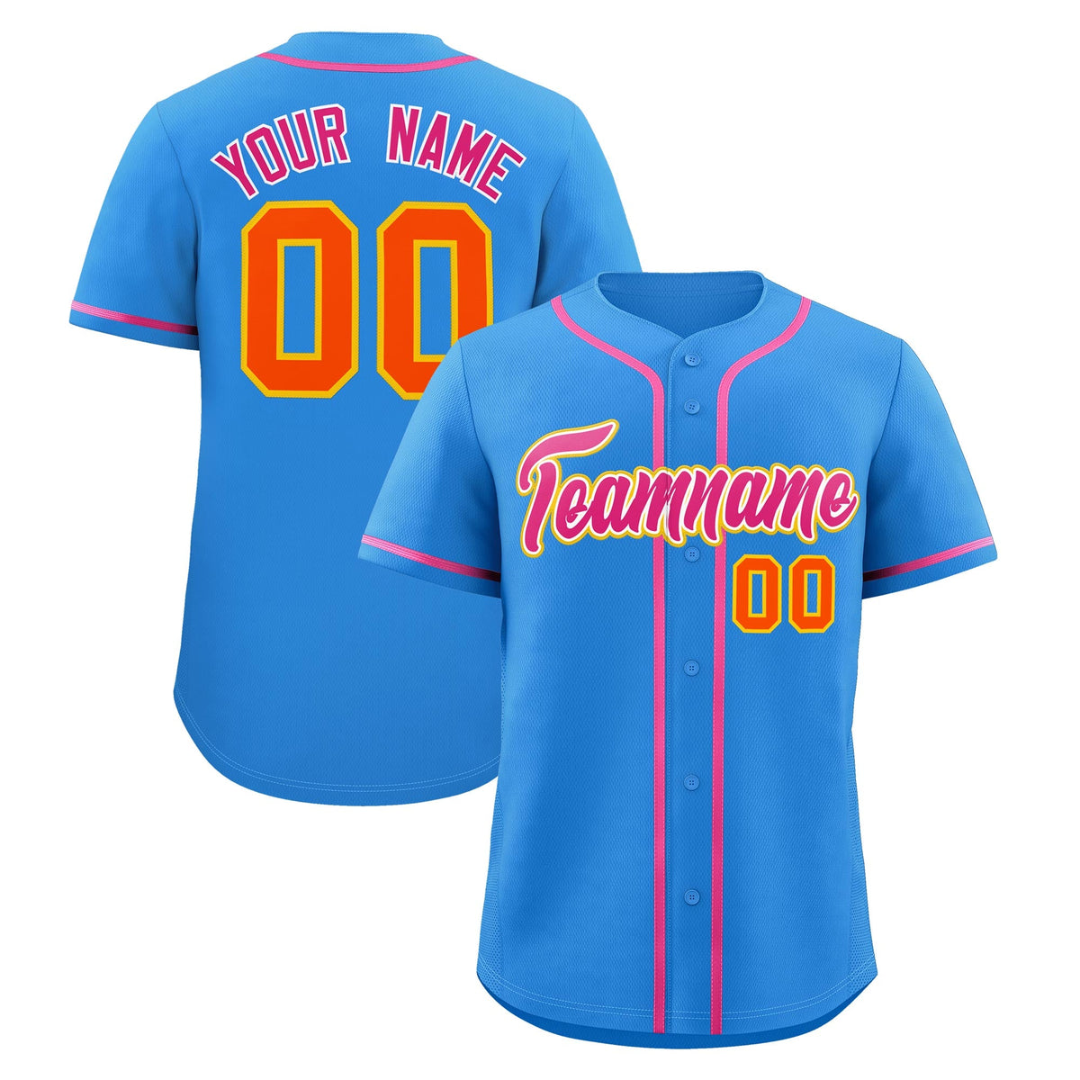 Custom Light Blue Classic Style Stitched Sports Uniform Personalized For Teams Lightweight Baseball Jersey| KXKSHOP