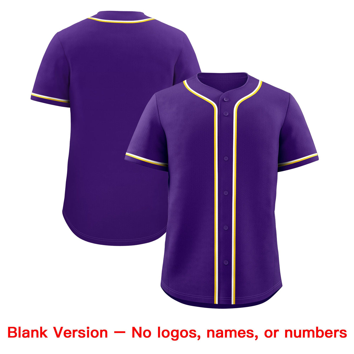 Custom Purple Classic Style Stitched Sports Uniform Personalized For Teams Quick Dry Baseball Jersey| KXKSHOP