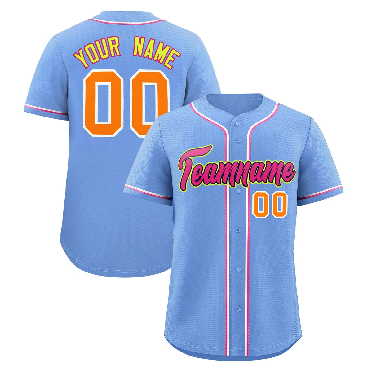 Custom Light Blue Classic Style Stitched Sports Uniform Personalized For Teams Lightweight Baseball Jersey| KXKSHOP