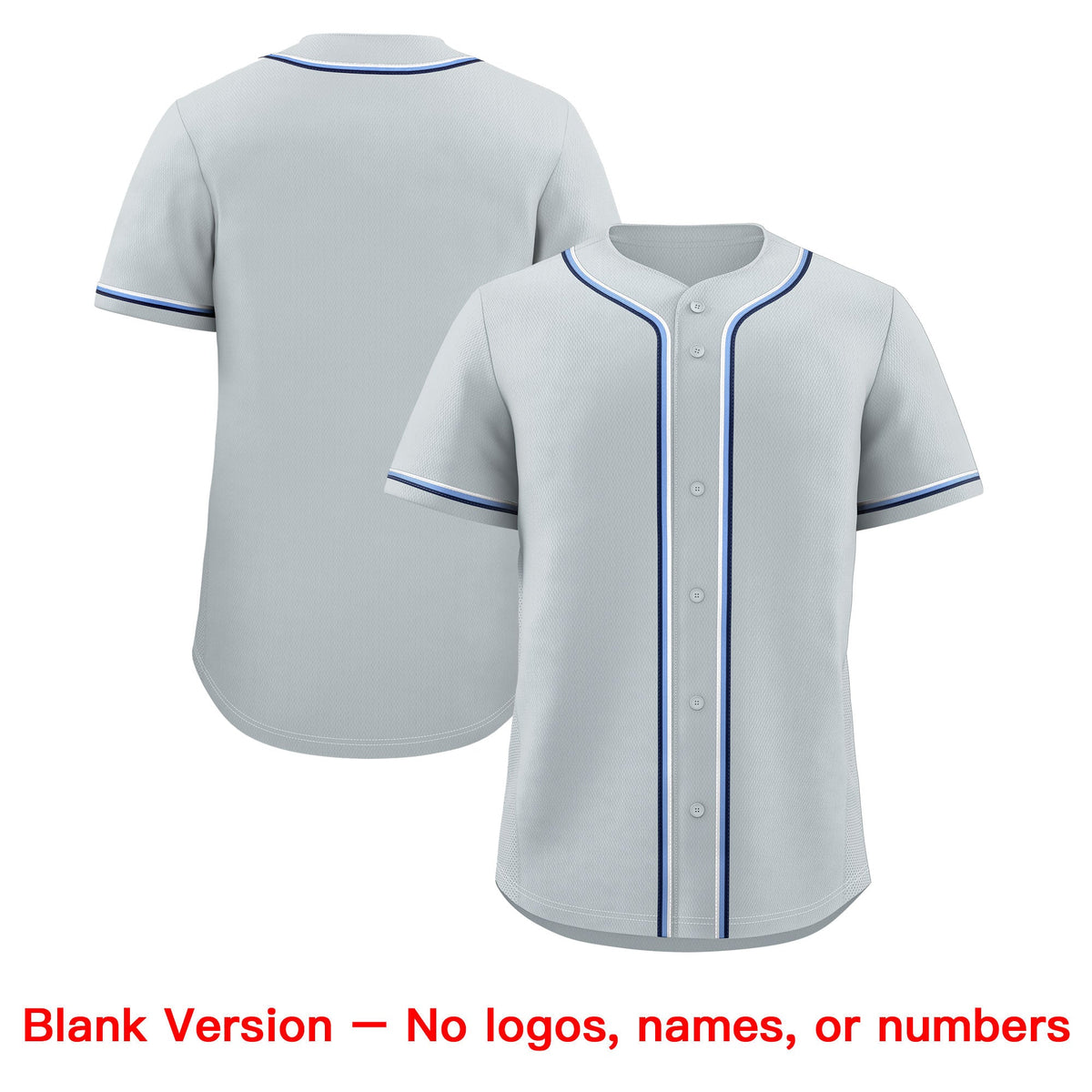 Custom Silver Classic Style Stitched Sports Uniform Personalized For Teams Quick Dry Baseball Jersey| KXKSHOP