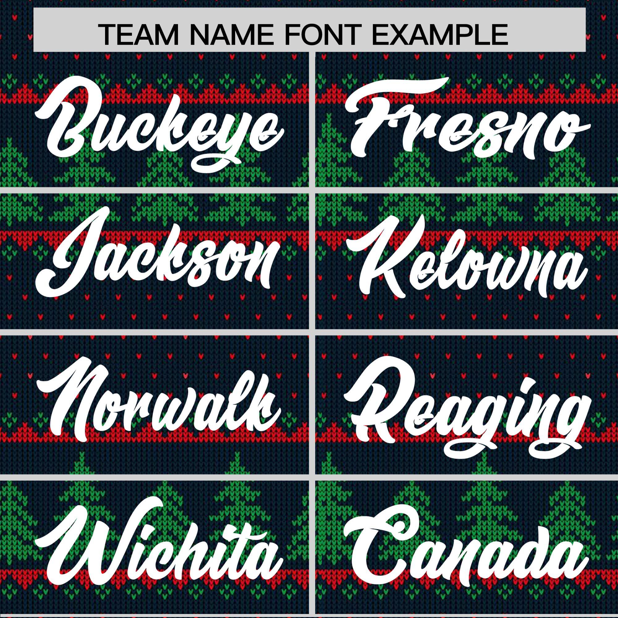 Custom Christmas Graffiti Pattern Authentic Baseball Jersey