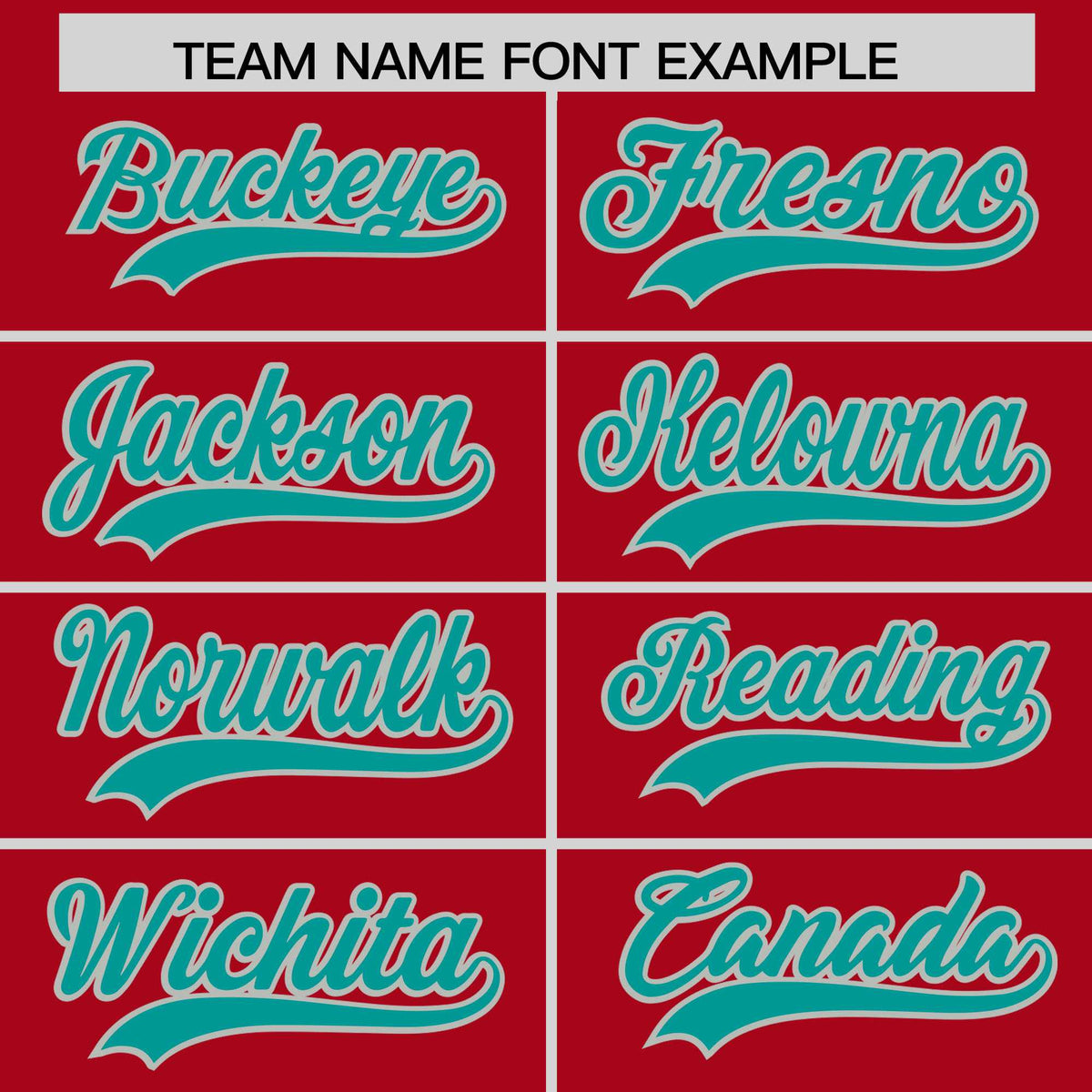 Custom Red Teal Baroque Style Personalized Baseball Jersey