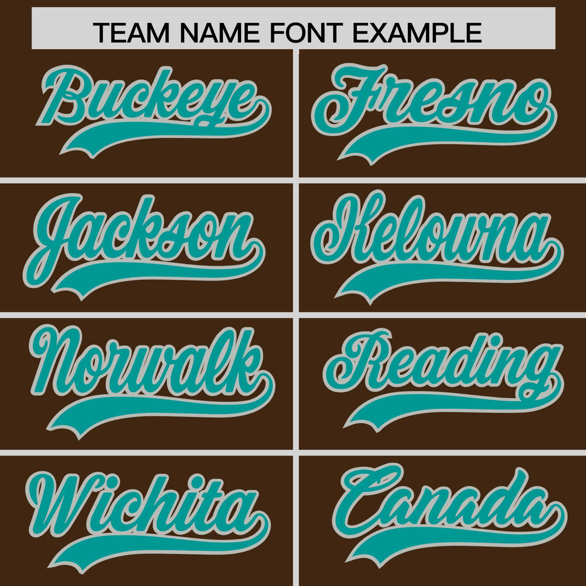 Custom Brown Teal Baroque Style Personalized Baseball Jersey