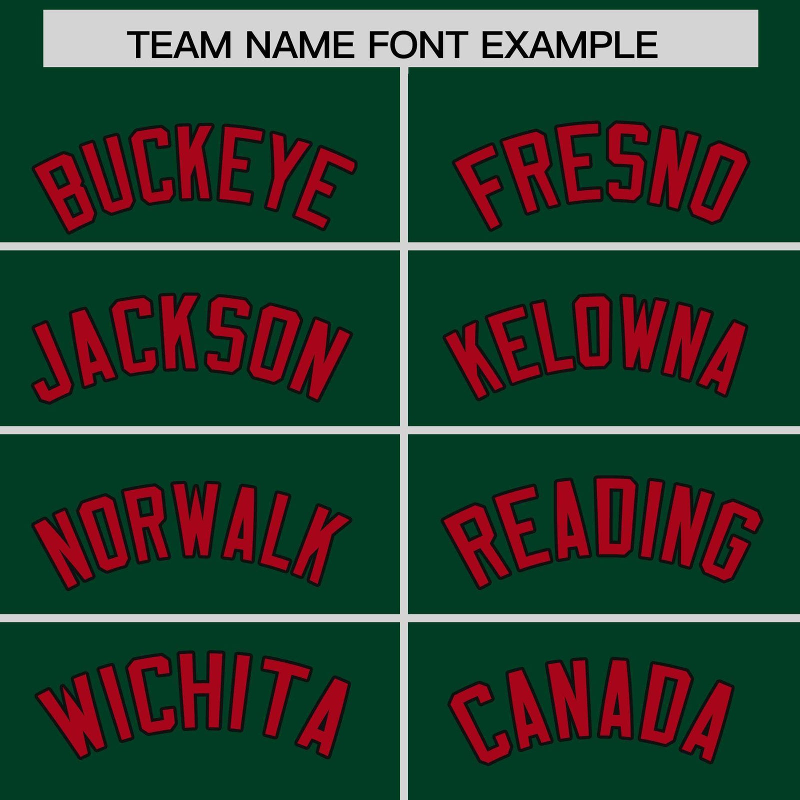 Custom Green Red Baroque Style Personalized Baseball Jersey