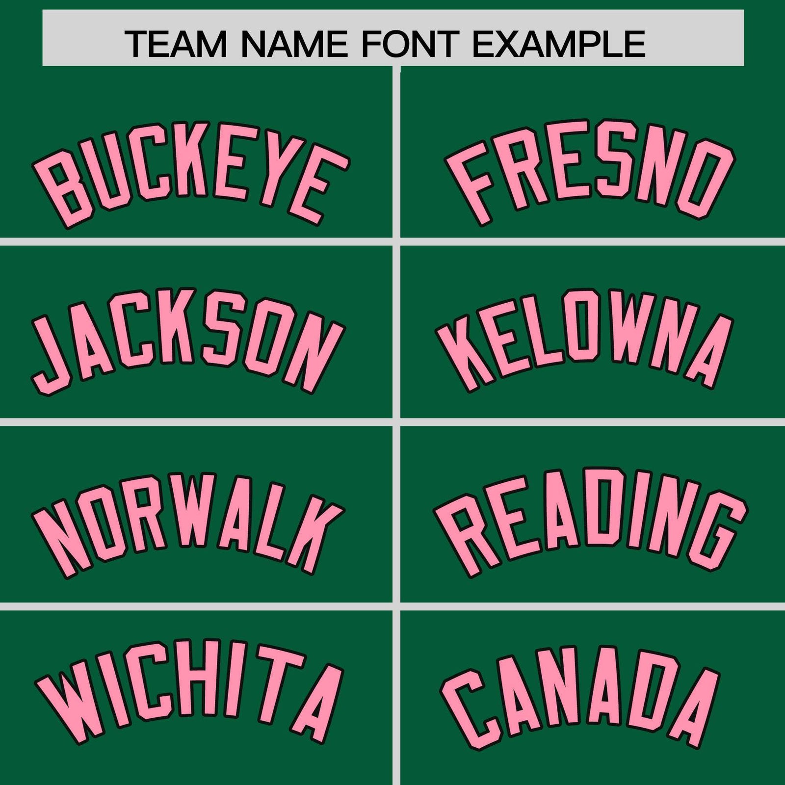 Custom Kelly Green Light Pink Baroque Style Personalized Baseball Jersey