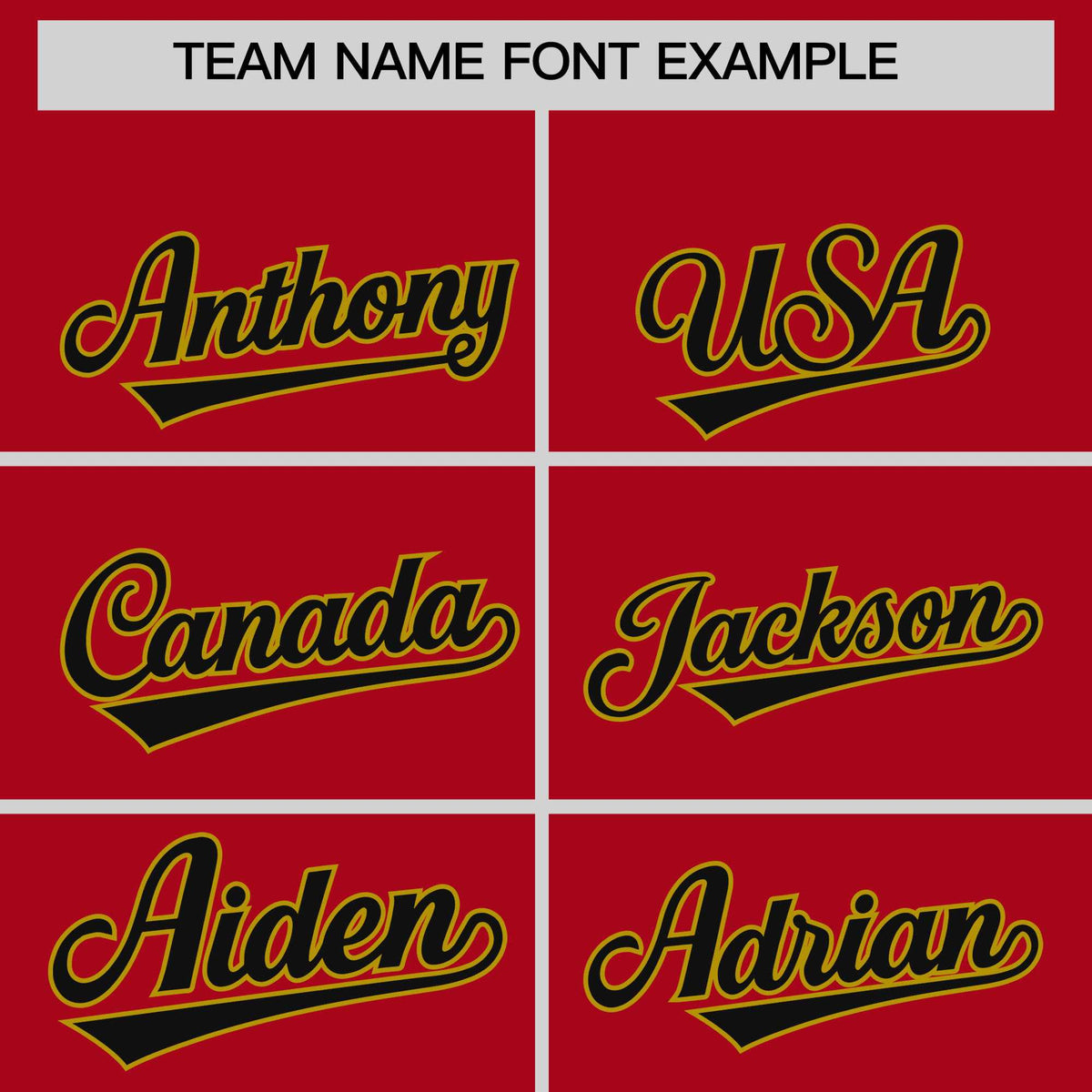 Custom Red Old Gold Baroque Style Personalized Baseball Jersey