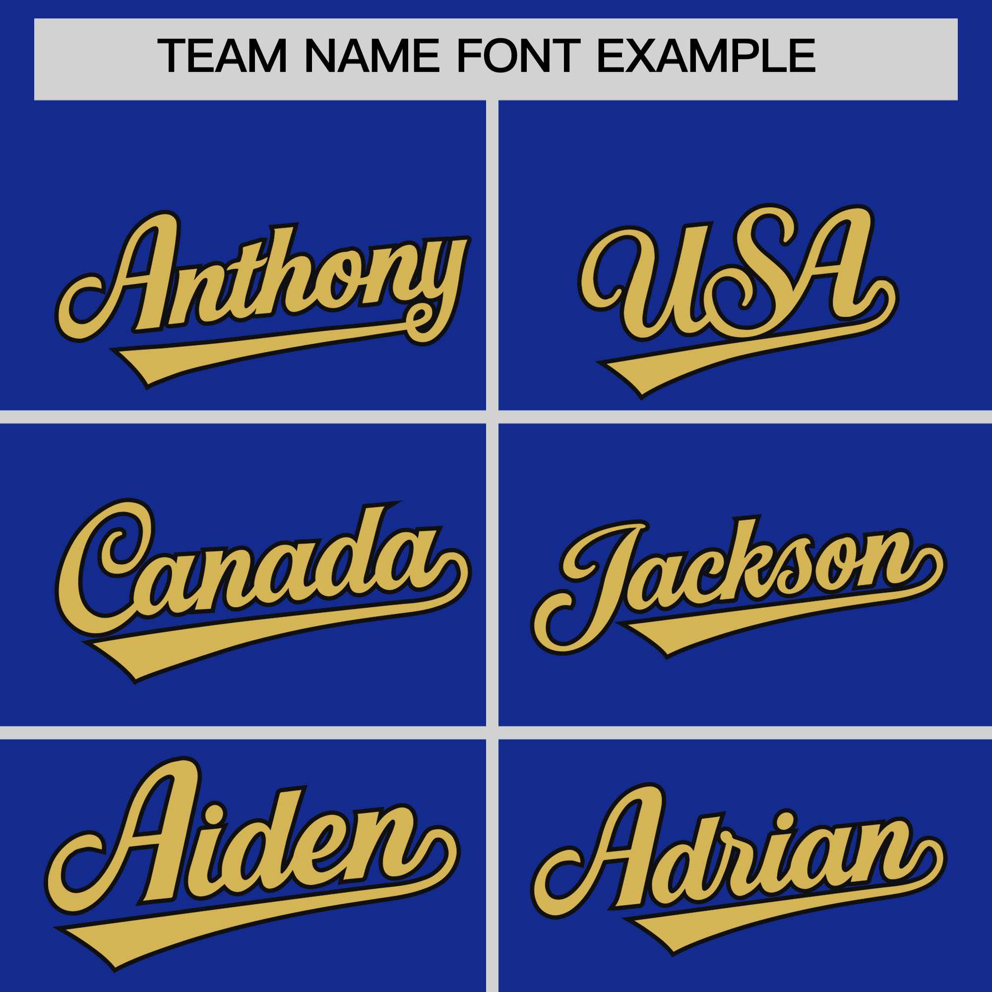 Custom Royal Old Gold Baroque Style Personalized Baseball Jersey