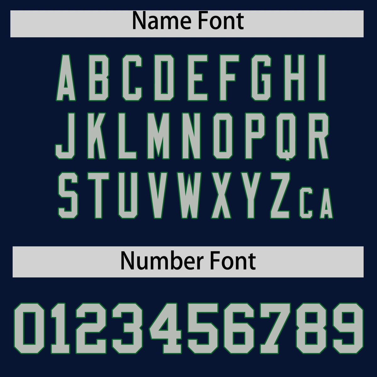 Custom Navy Kelly Green Baroque Style Personalized Baseball Jersey