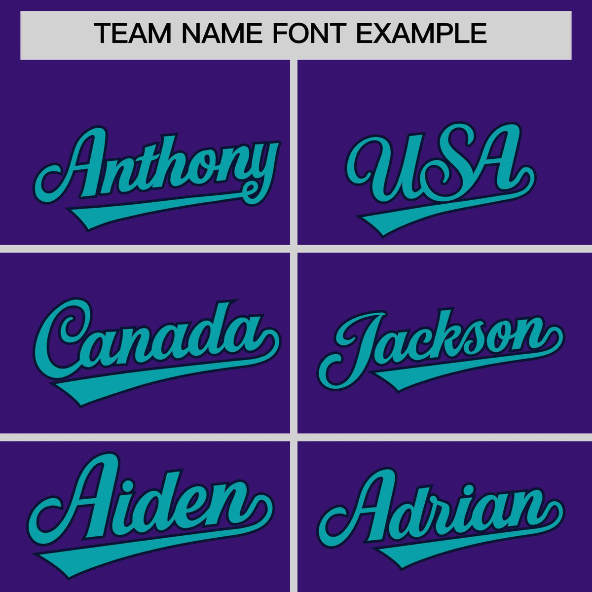 Custom Purple Aqua Baroque Style Personalized Baseball Jersey