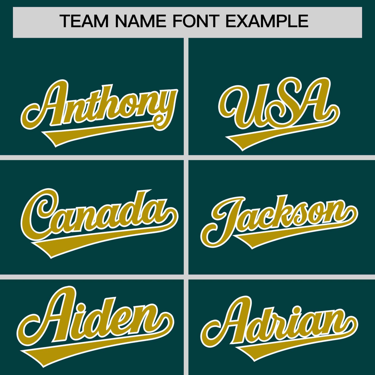 Custom Midnight Green Old Gold Baroque Style Personalized Baseball Jersey