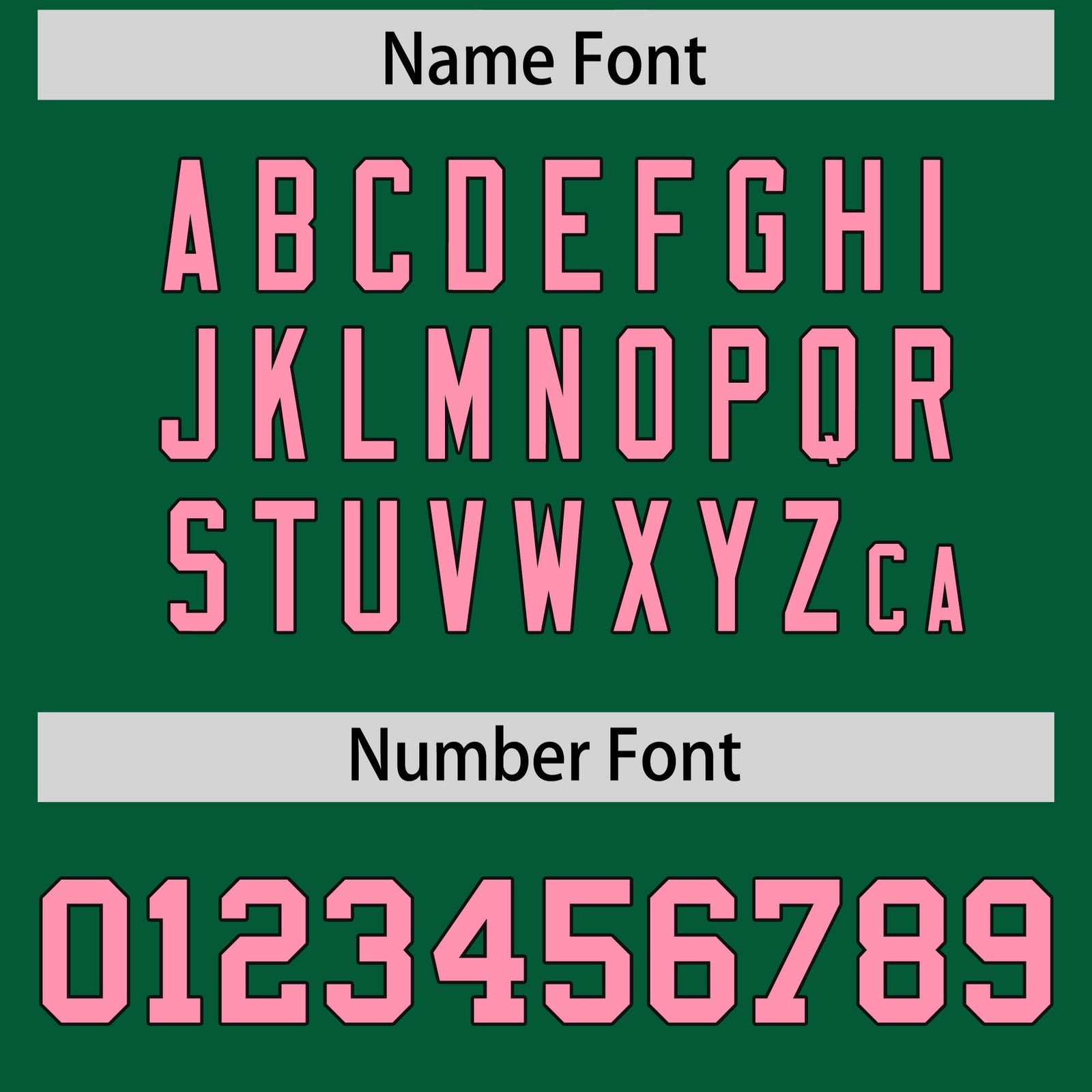 Custom Kelly Green Light Pink Baroque Style Personalized Baseball Jersey