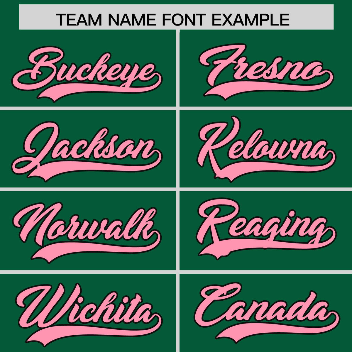 Custom Kelly Green Light Pink Baroque Style Personalized Baseball Jersey