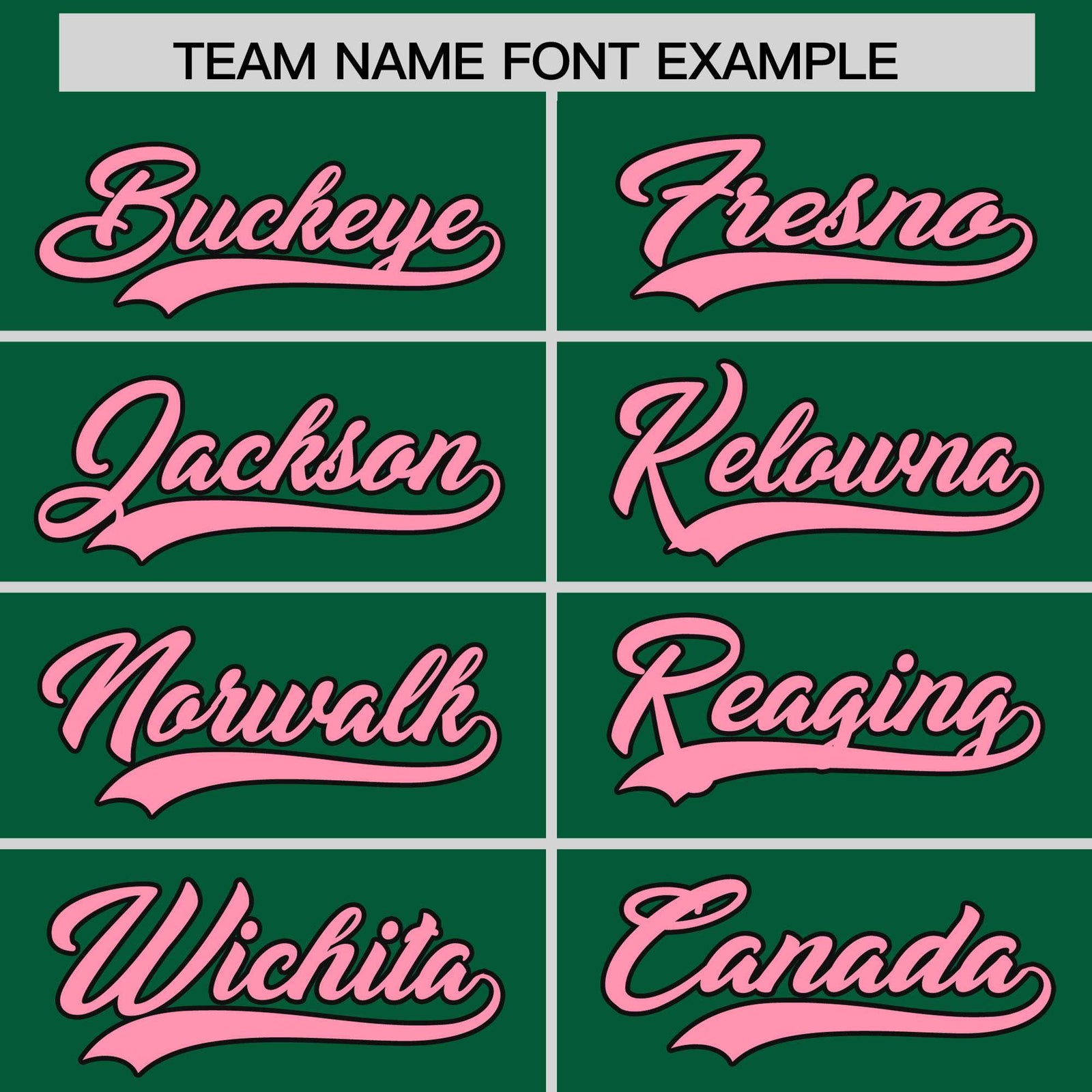 Custom Kelly Green Light Pink Baroque Style Personalized Baseball Jersey