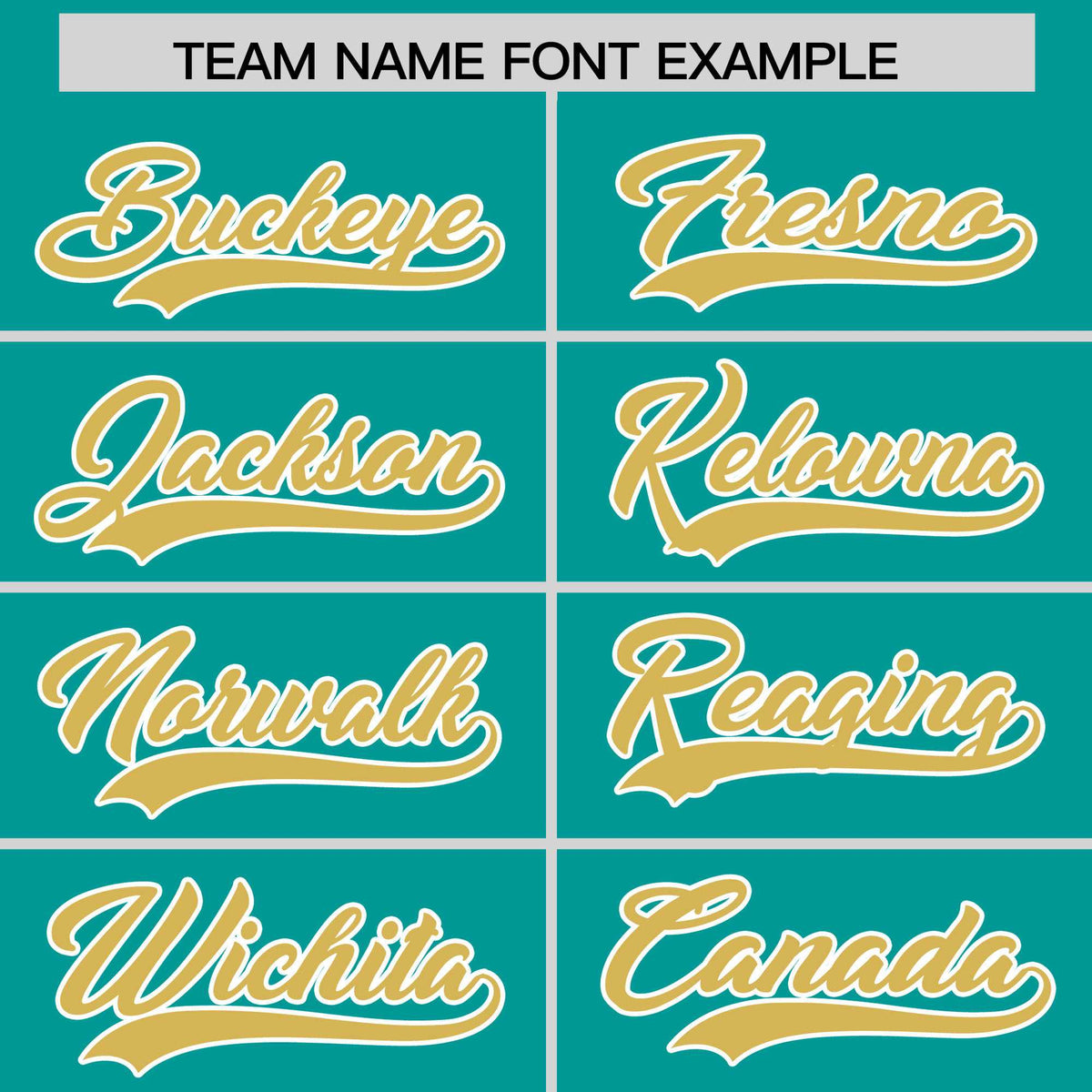 Custom Aqua Old Gold Baroque Style Personalized Baseball Jersey