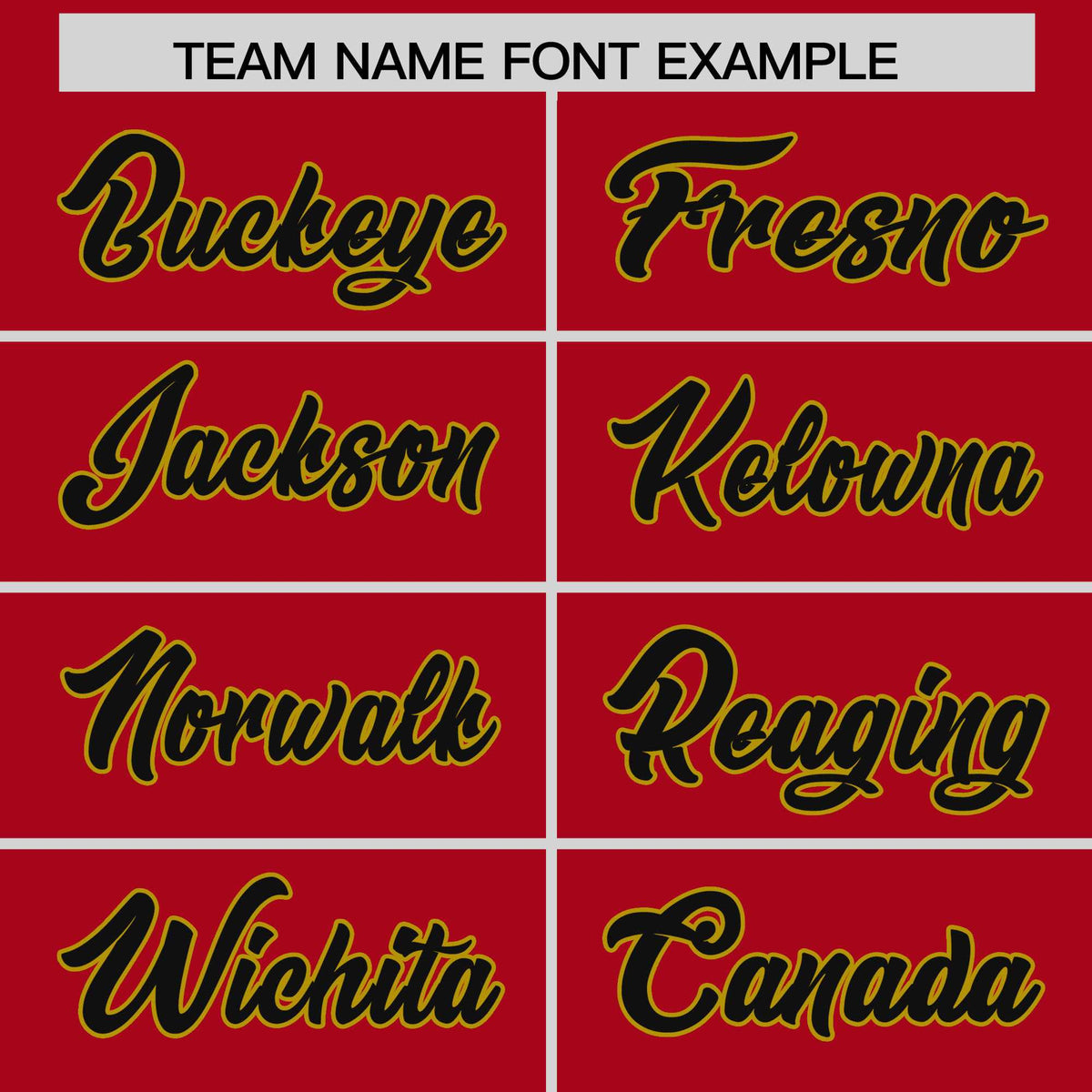 Custom Red Old Gold Baroque Style Personalized Baseball Jersey